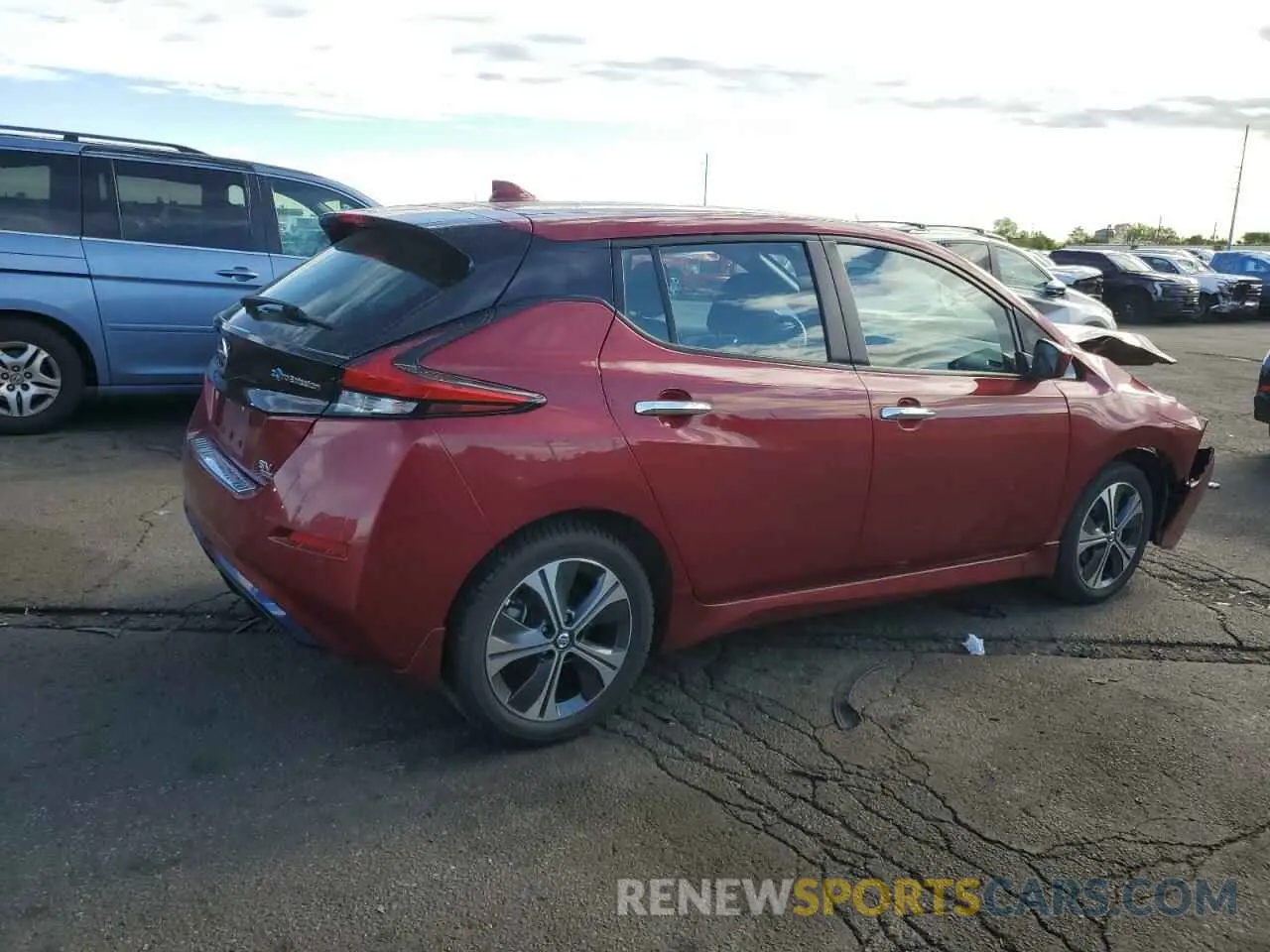3 Photograph of a damaged car 1N4BZ1CP7LC307977 NISSAN LEAF 2020