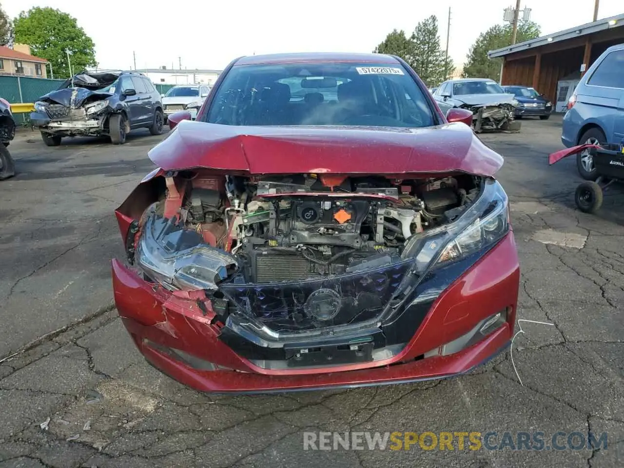 5 Photograph of a damaged car 1N4BZ1CP7LC307977 NISSAN LEAF 2020