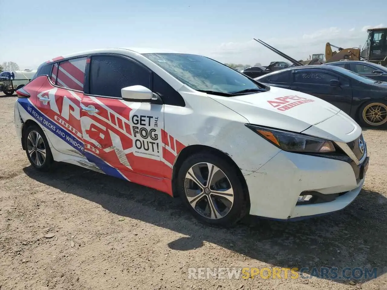 4 Photograph of a damaged car 1N4BZ1CP9LC300206 NISSAN LEAF 2020