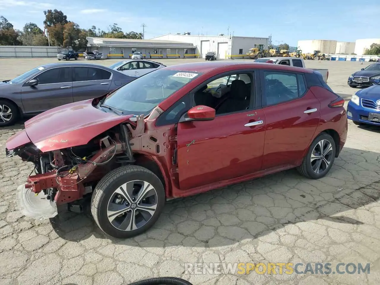 1 Photograph of a damaged car 1N4BZ1CPXLC306404 NISSAN LEAF 2020