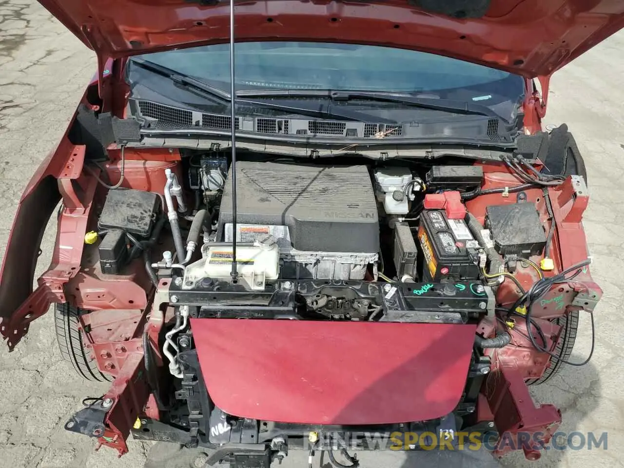 11 Photograph of a damaged car 1N4BZ1CPXLC306404 NISSAN LEAF 2020