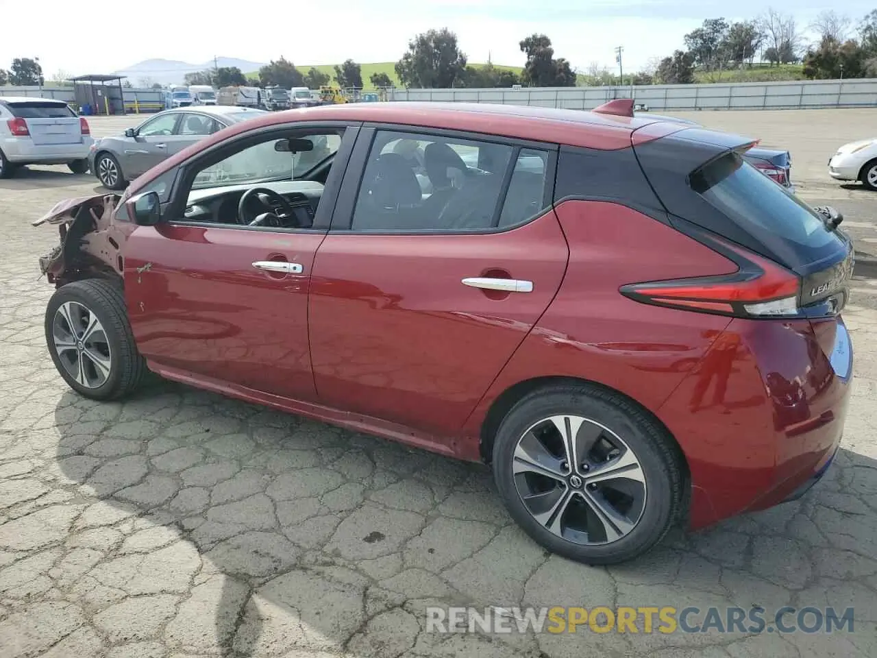 2 Photograph of a damaged car 1N4BZ1CPXLC306404 NISSAN LEAF 2020