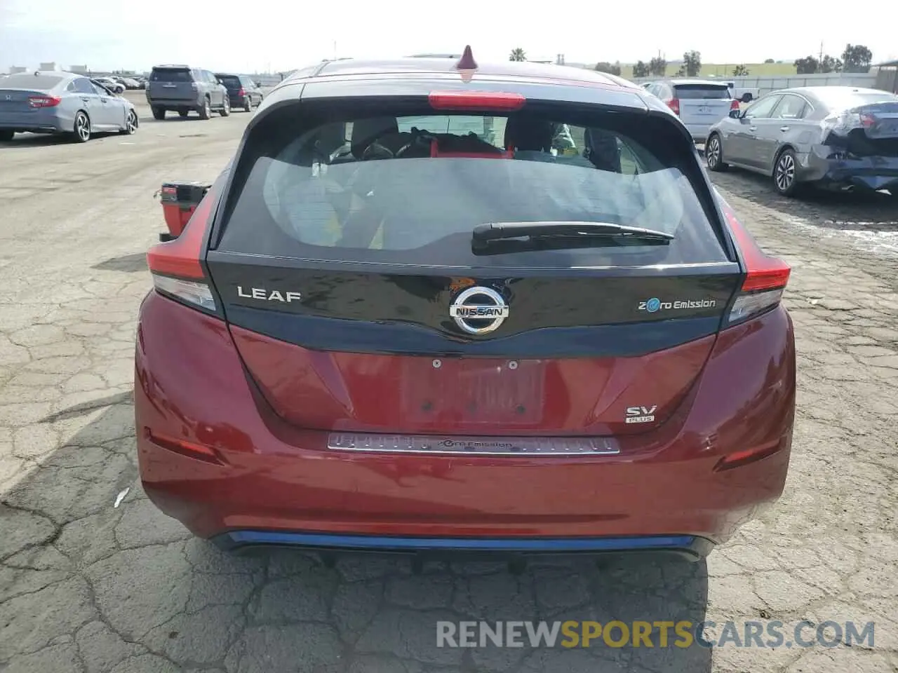6 Photograph of a damaged car 1N4BZ1CPXLC306404 NISSAN LEAF 2020