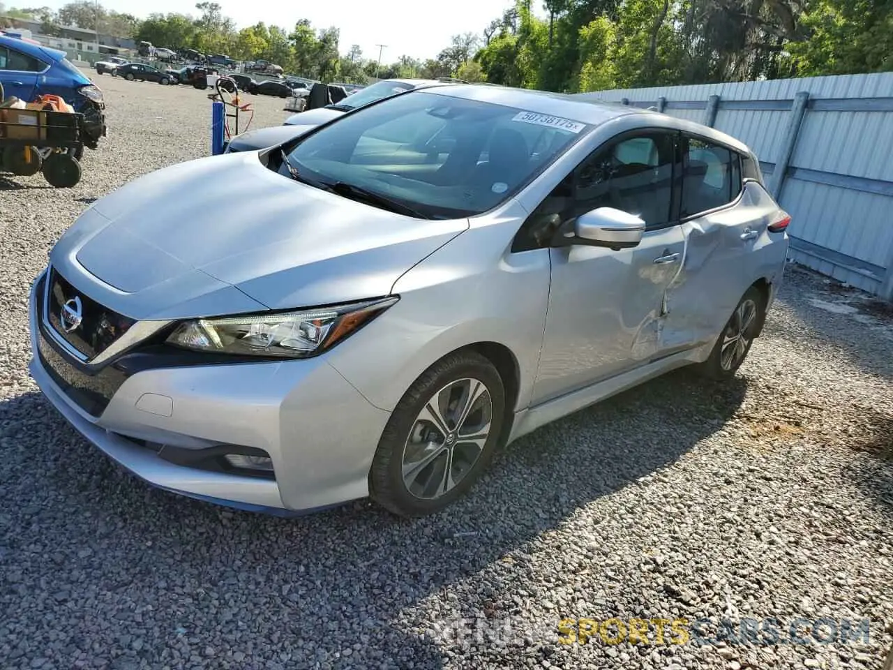 1 Photograph of a damaged car 1N4BZ1DP1LC304135 NISSAN LEAF 2020