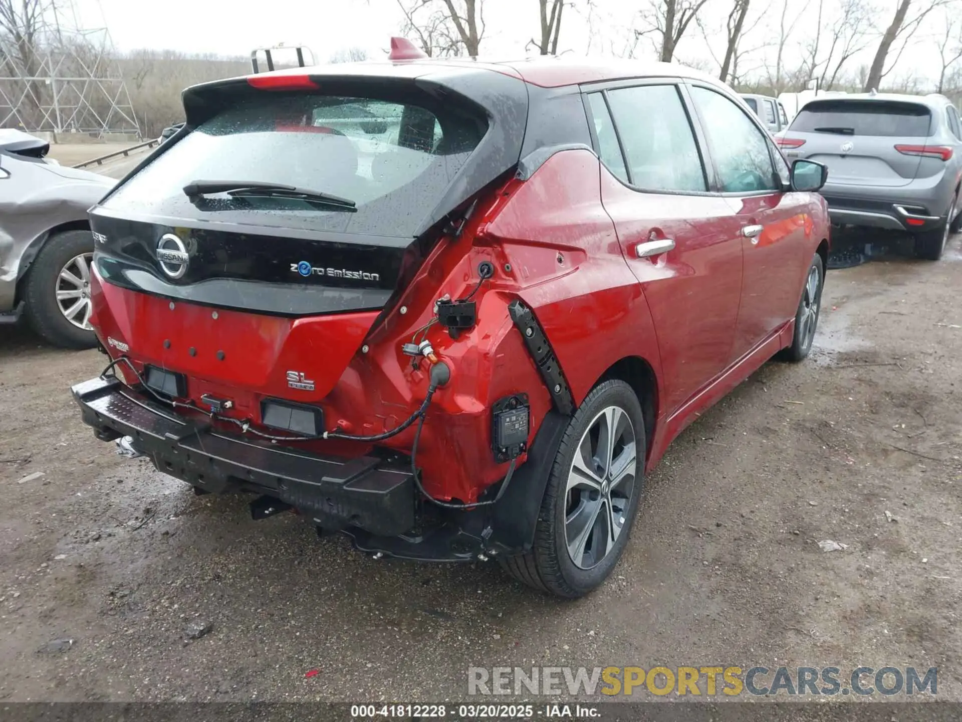 4 Photograph of a damaged car 1N4BZ1DP4LC304940 NISSAN LEAF 2020