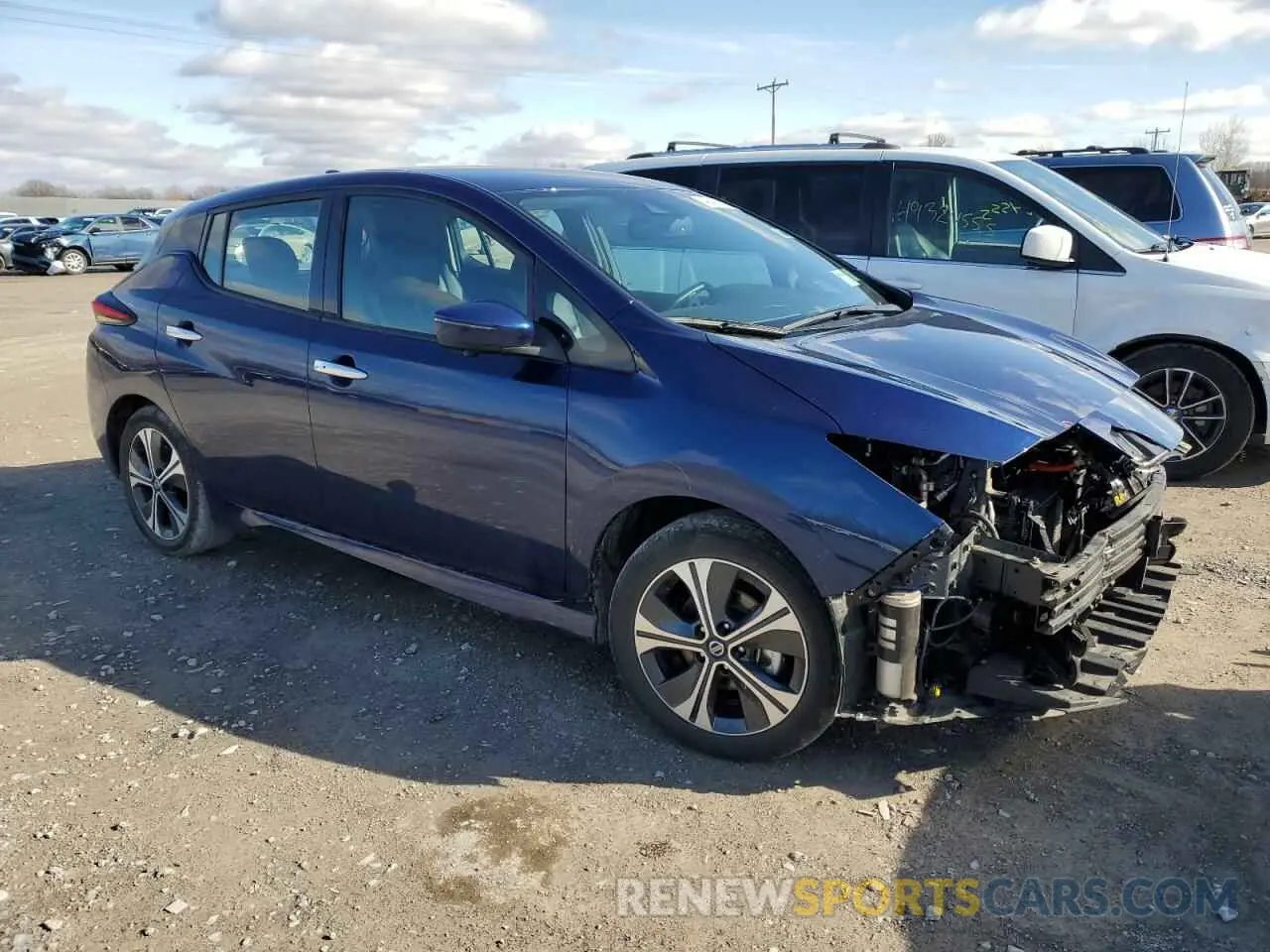 4 Photograph of a damaged car 1N4BZ1DP9LC305209 NISSAN LEAF 2020