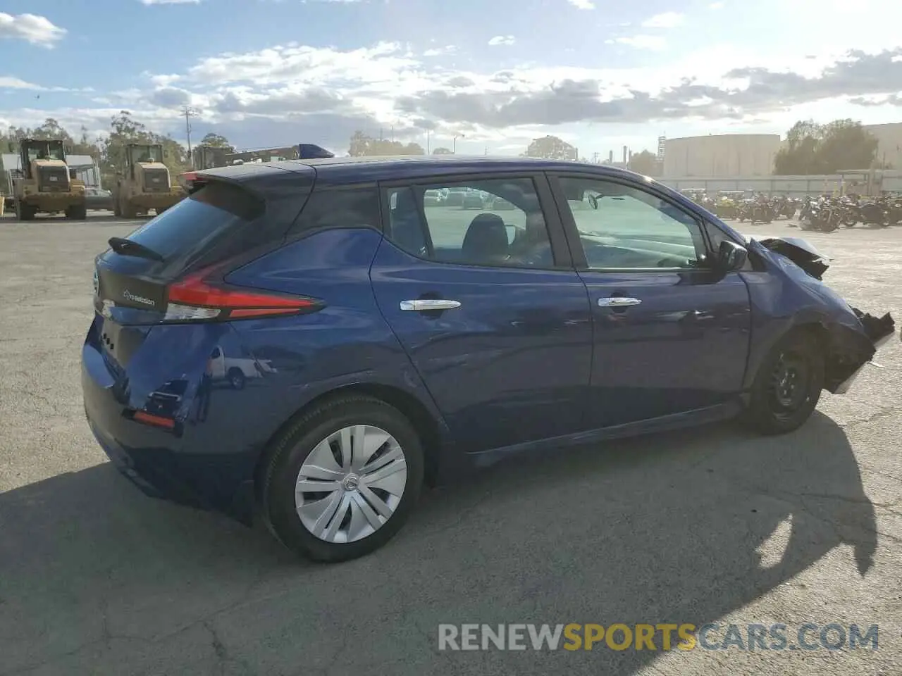 3 Photograph of a damaged car 1N4AZ1BV1MC556031 NISSAN LEAF 2021