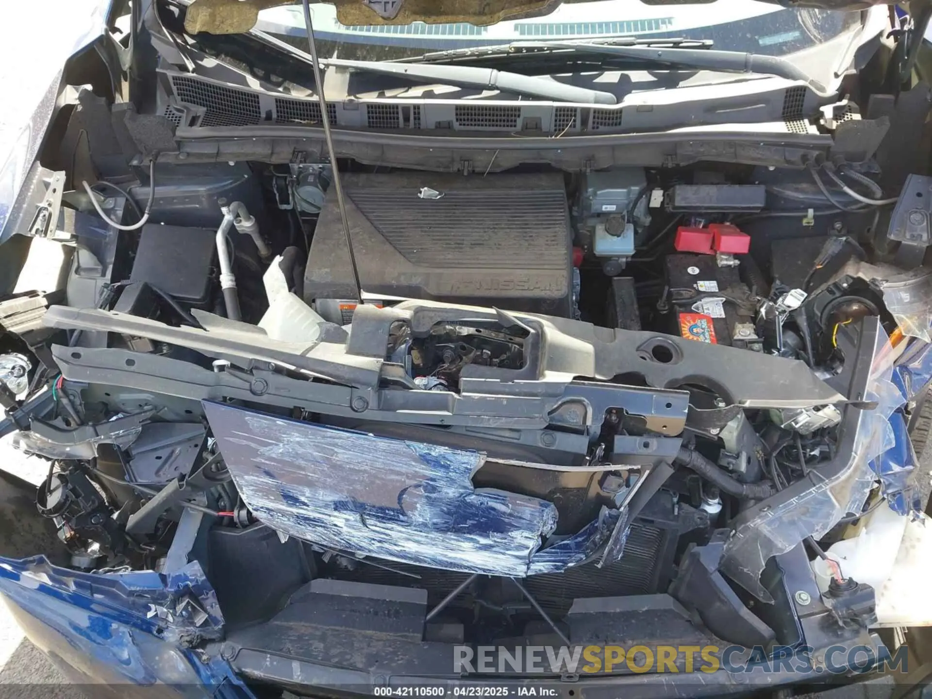 10 Photograph of a damaged car 1N4AZ1BV9MC554222 NISSAN LEAF 2021