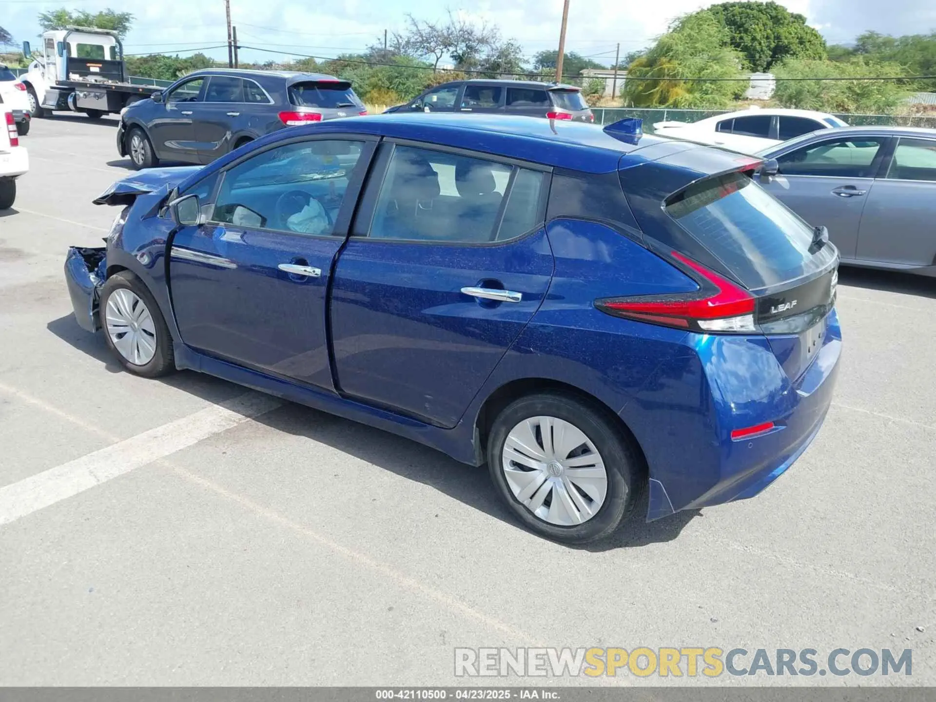 3 Photograph of a damaged car 1N4AZ1BV9MC554222 NISSAN LEAF 2021