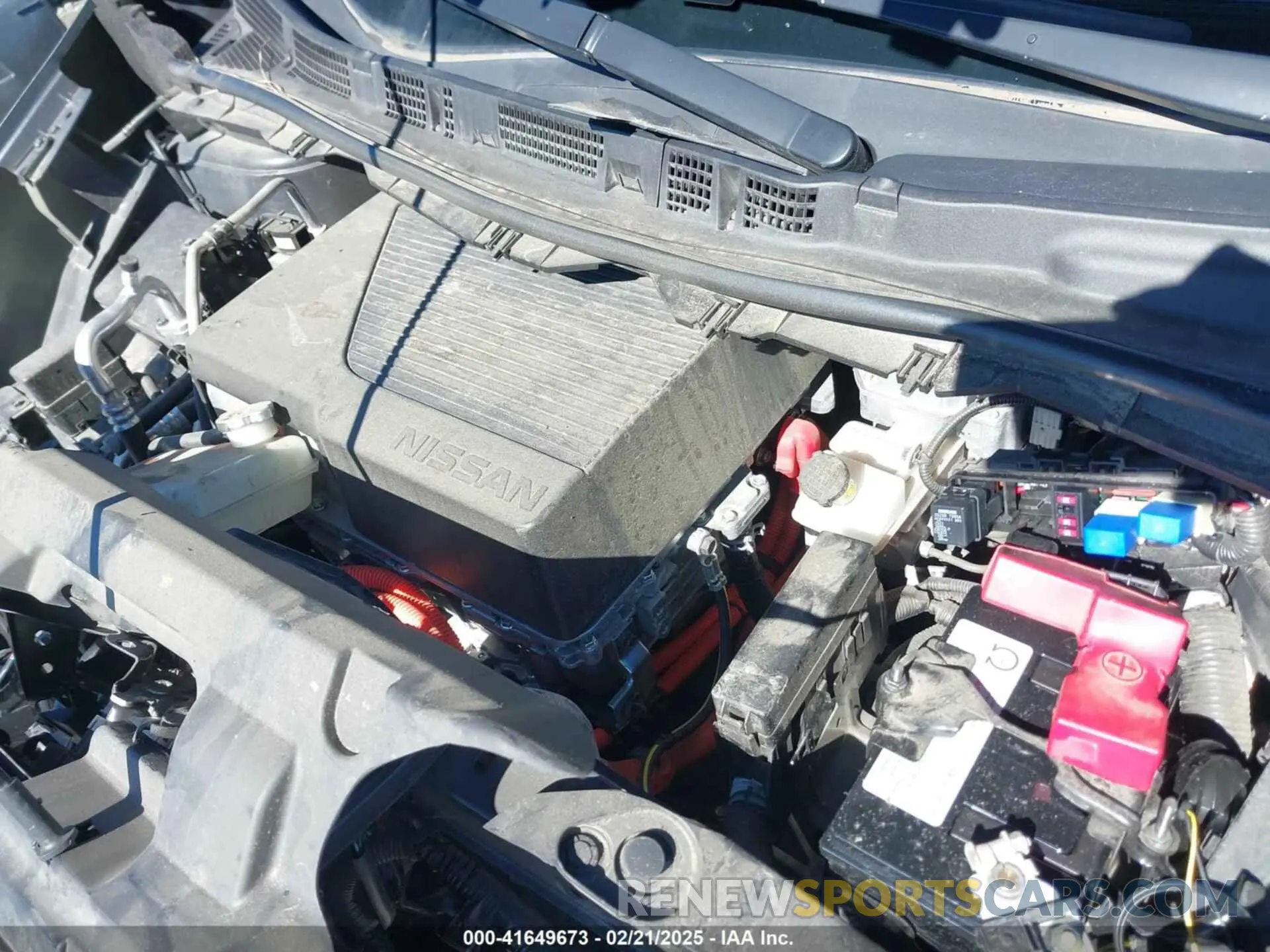 10 Photograph of a damaged car 1N4AZ1CV0MC554964 NISSAN LEAF 2021