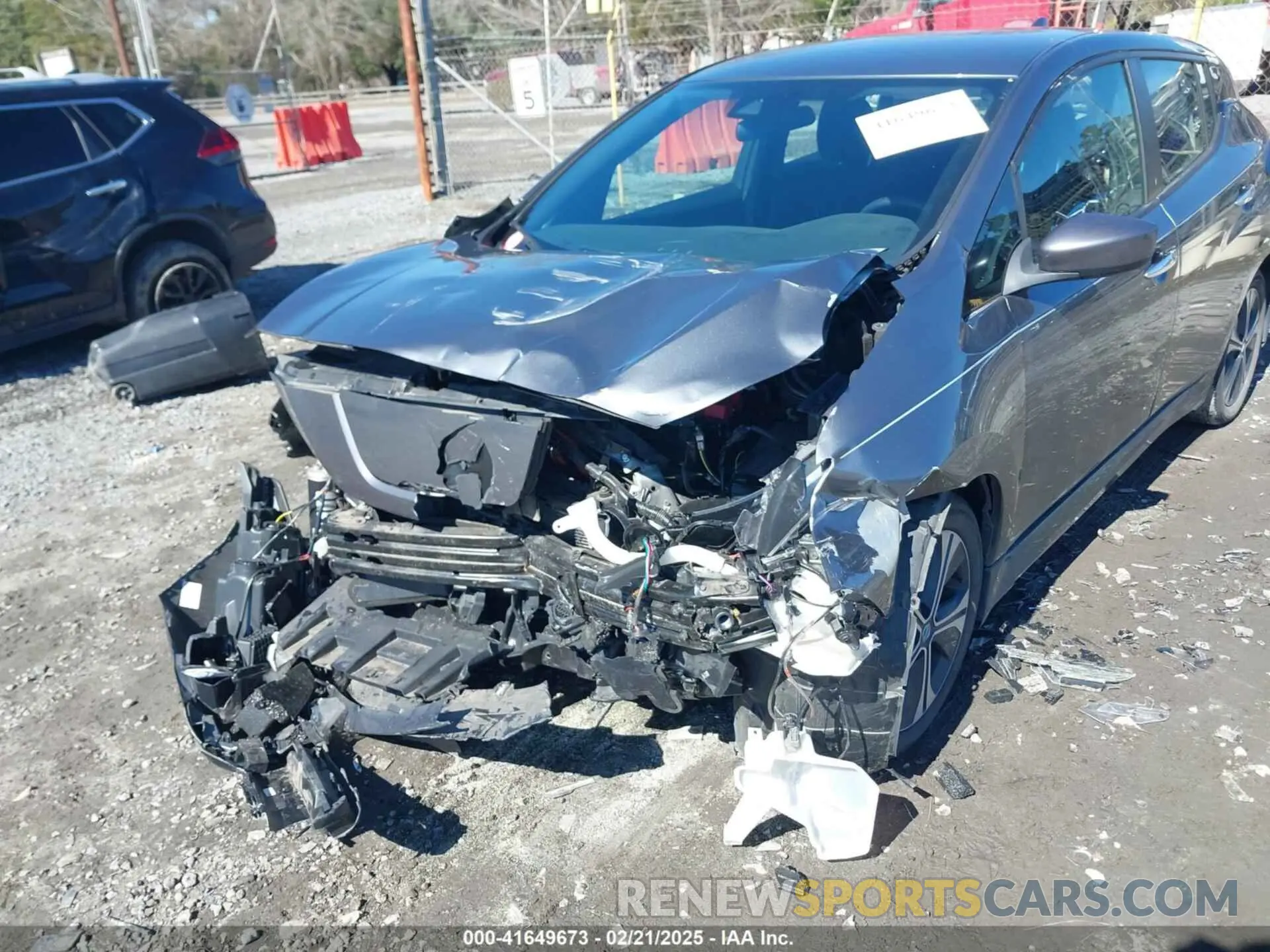 6 Photograph of a damaged car 1N4AZ1CV0MC554964 NISSAN LEAF 2021