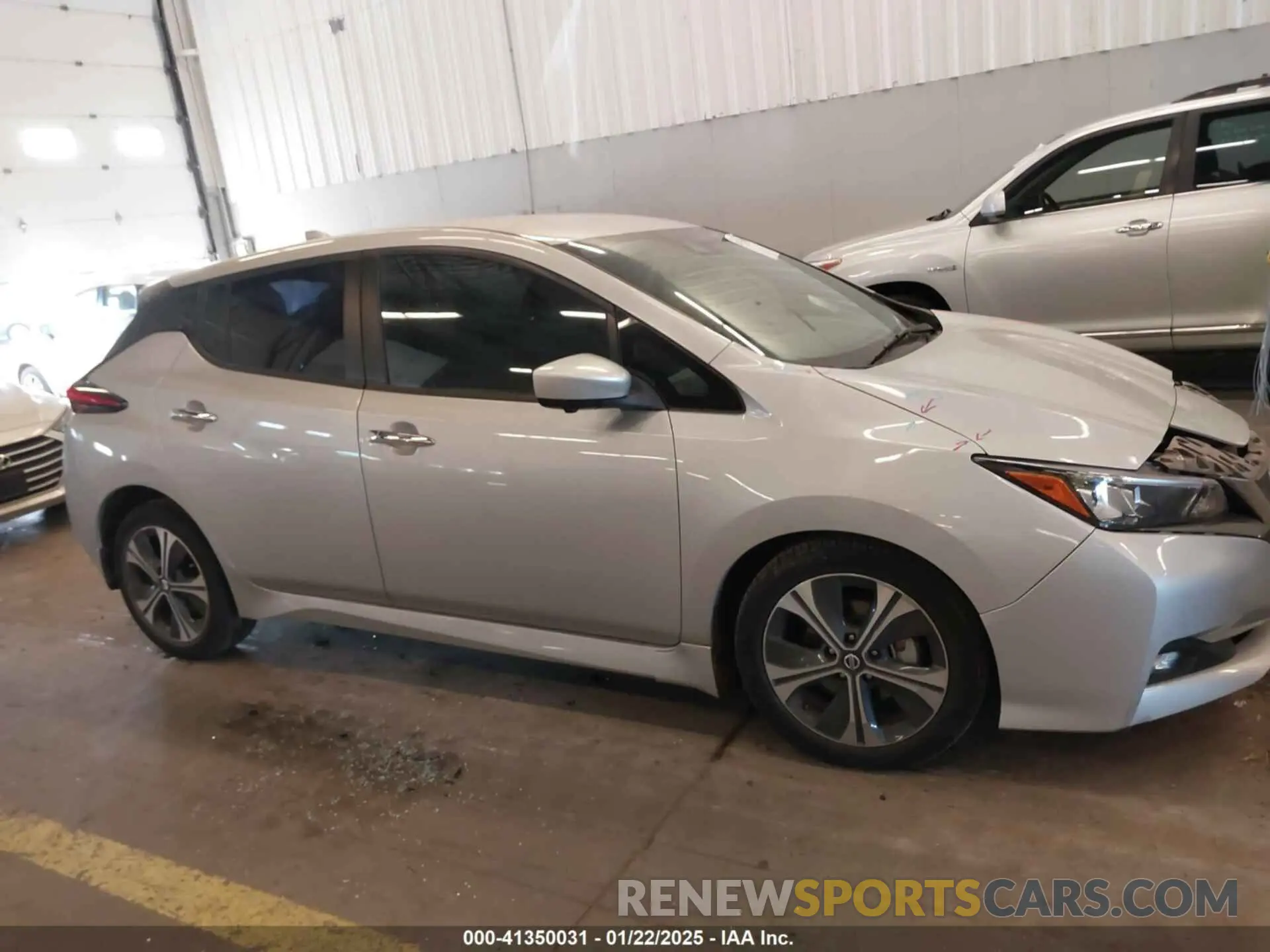 14 Photograph of a damaged car 1N4AZ1CV0MC555709 NISSAN LEAF 2021
