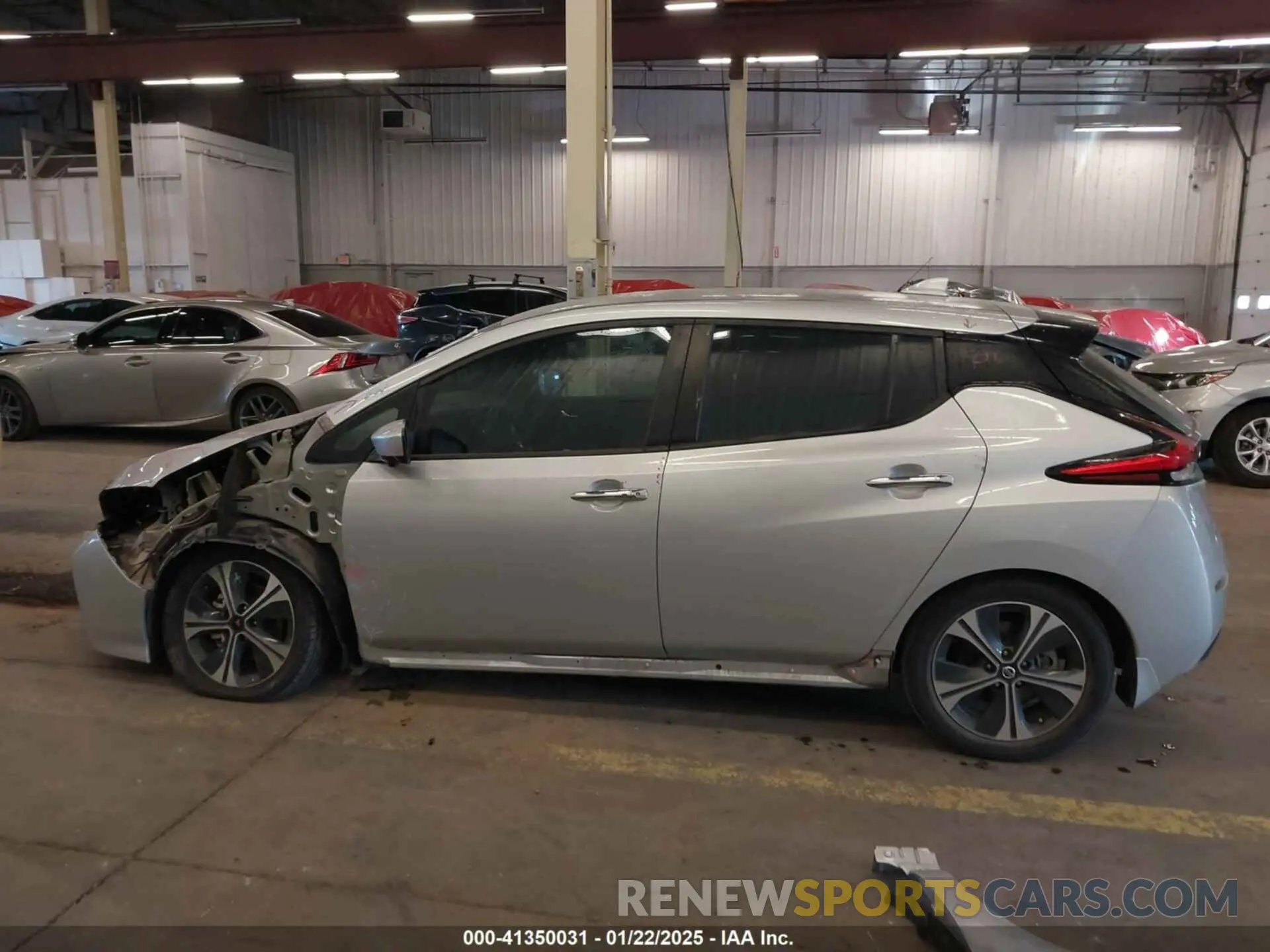 15 Photograph of a damaged car 1N4AZ1CV0MC555709 NISSAN LEAF 2021