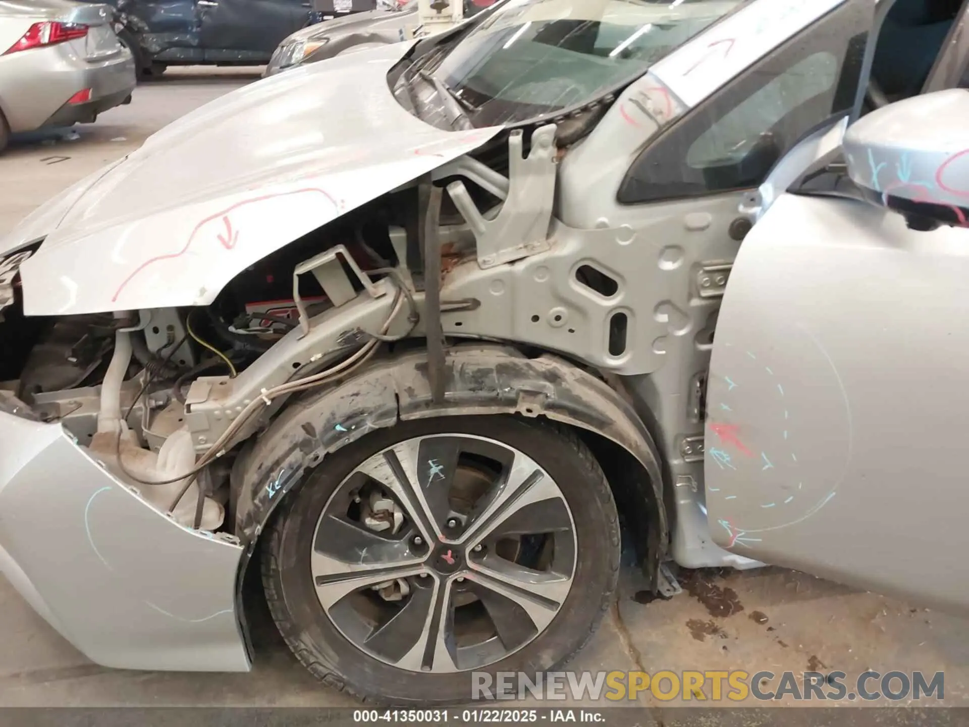 20 Photograph of a damaged car 1N4AZ1CV0MC555709 NISSAN LEAF 2021