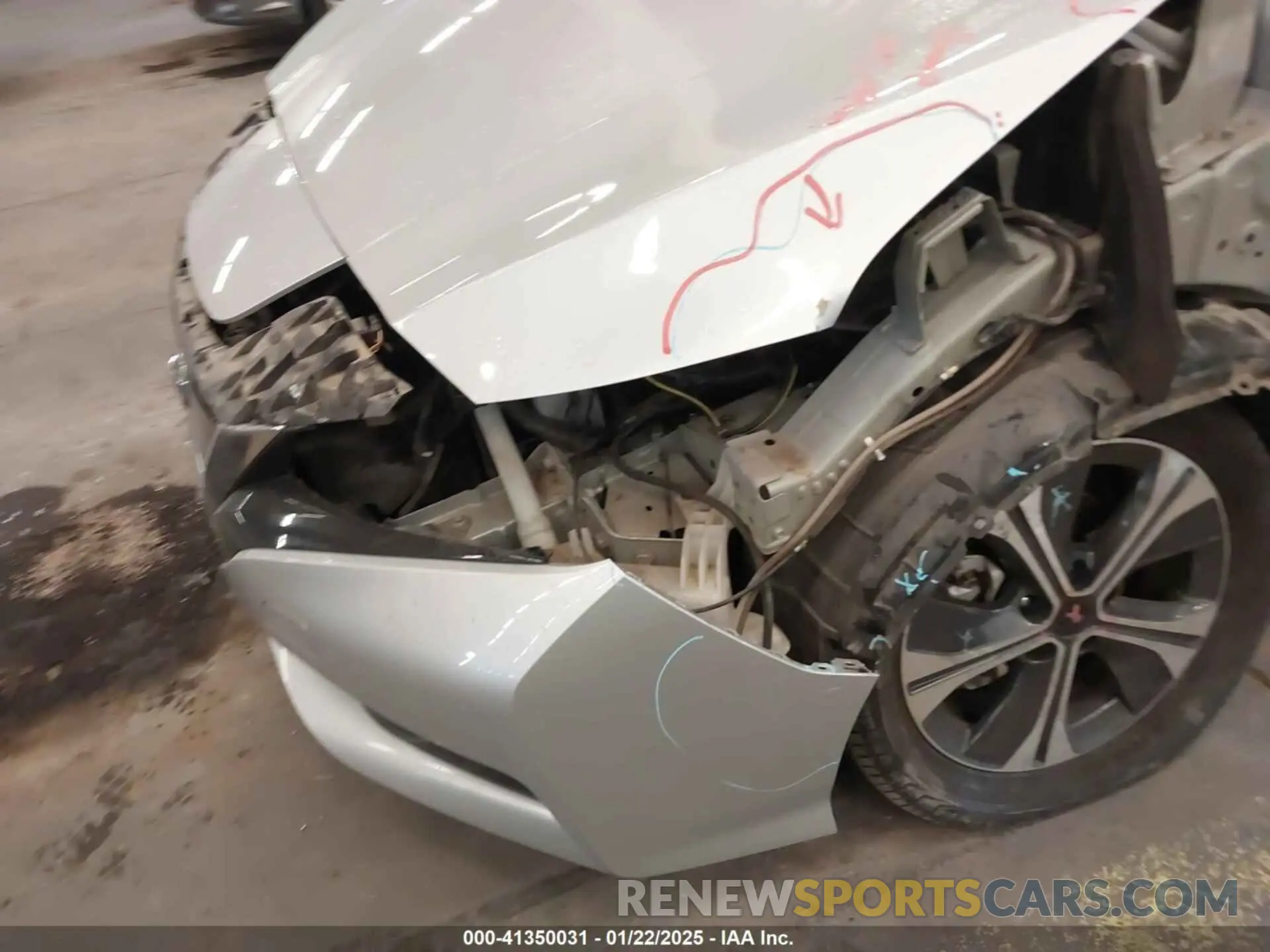 21 Photograph of a damaged car 1N4AZ1CV0MC555709 NISSAN LEAF 2021
