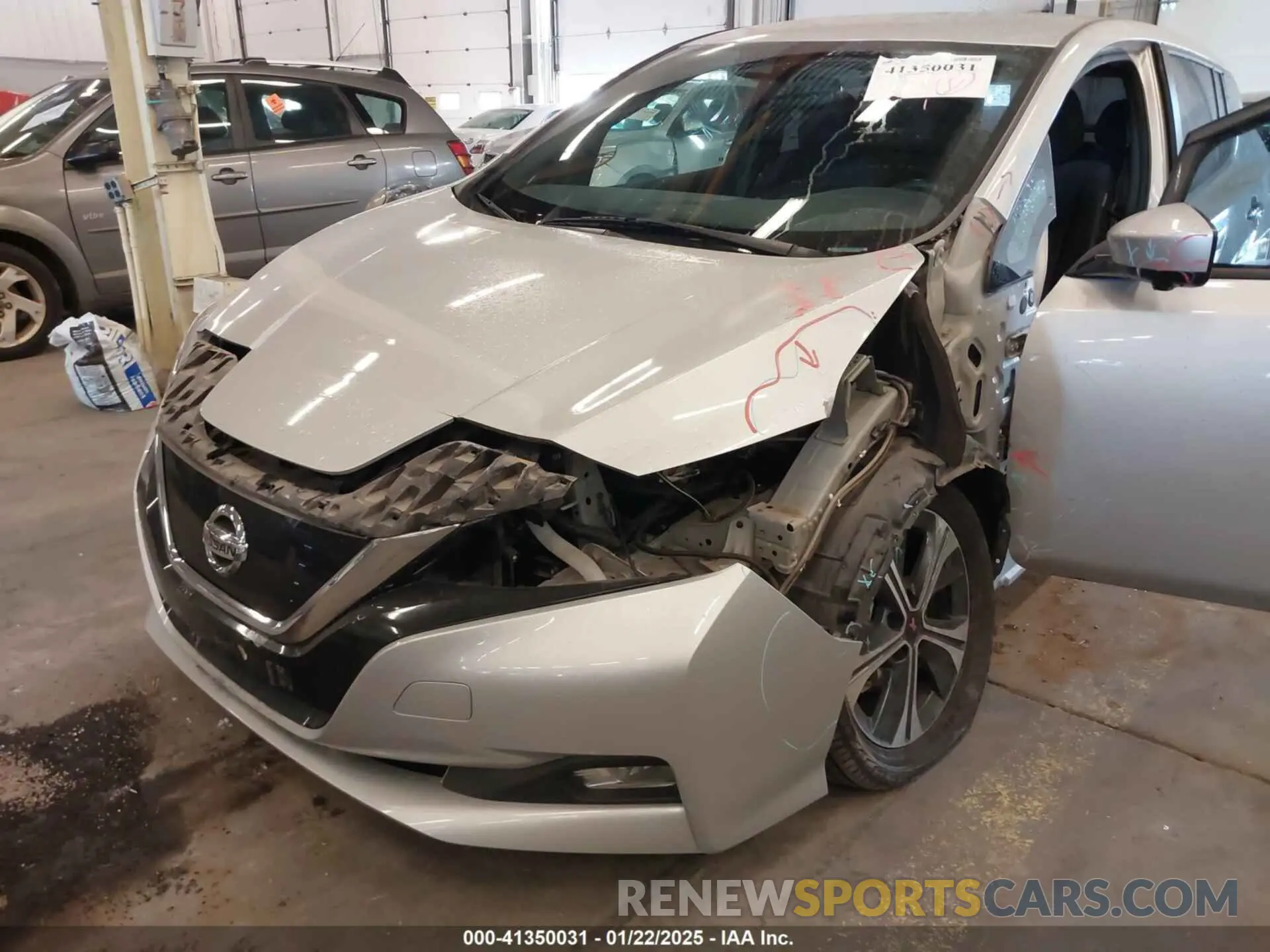 6 Photograph of a damaged car 1N4AZ1CV0MC555709 NISSAN LEAF 2021