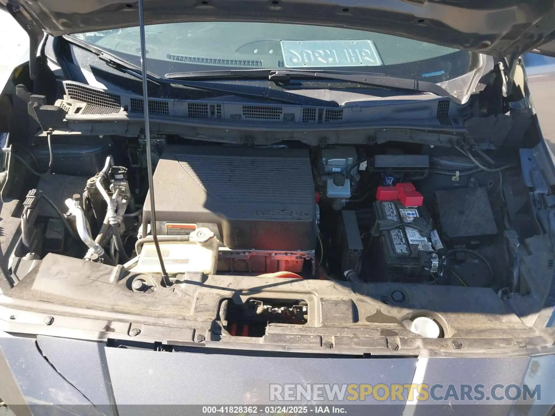 10 Photograph of a damaged car 1N4AZ1CV4MC551890 NISSAN LEAF 2021