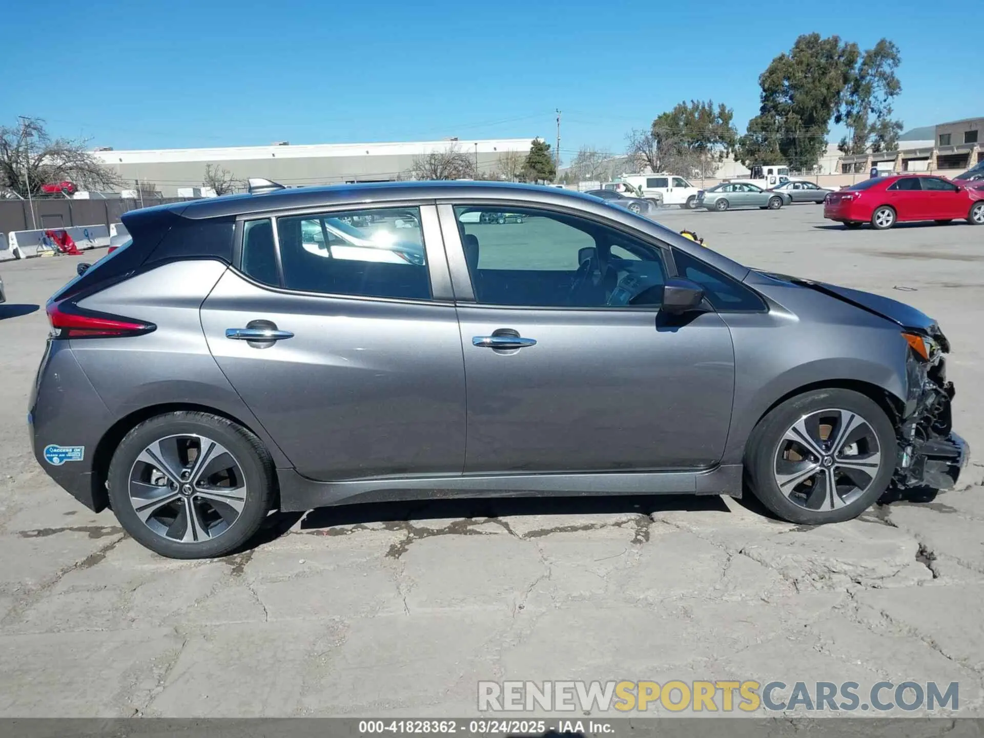 13 Photograph of a damaged car 1N4AZ1CV4MC551890 NISSAN LEAF 2021