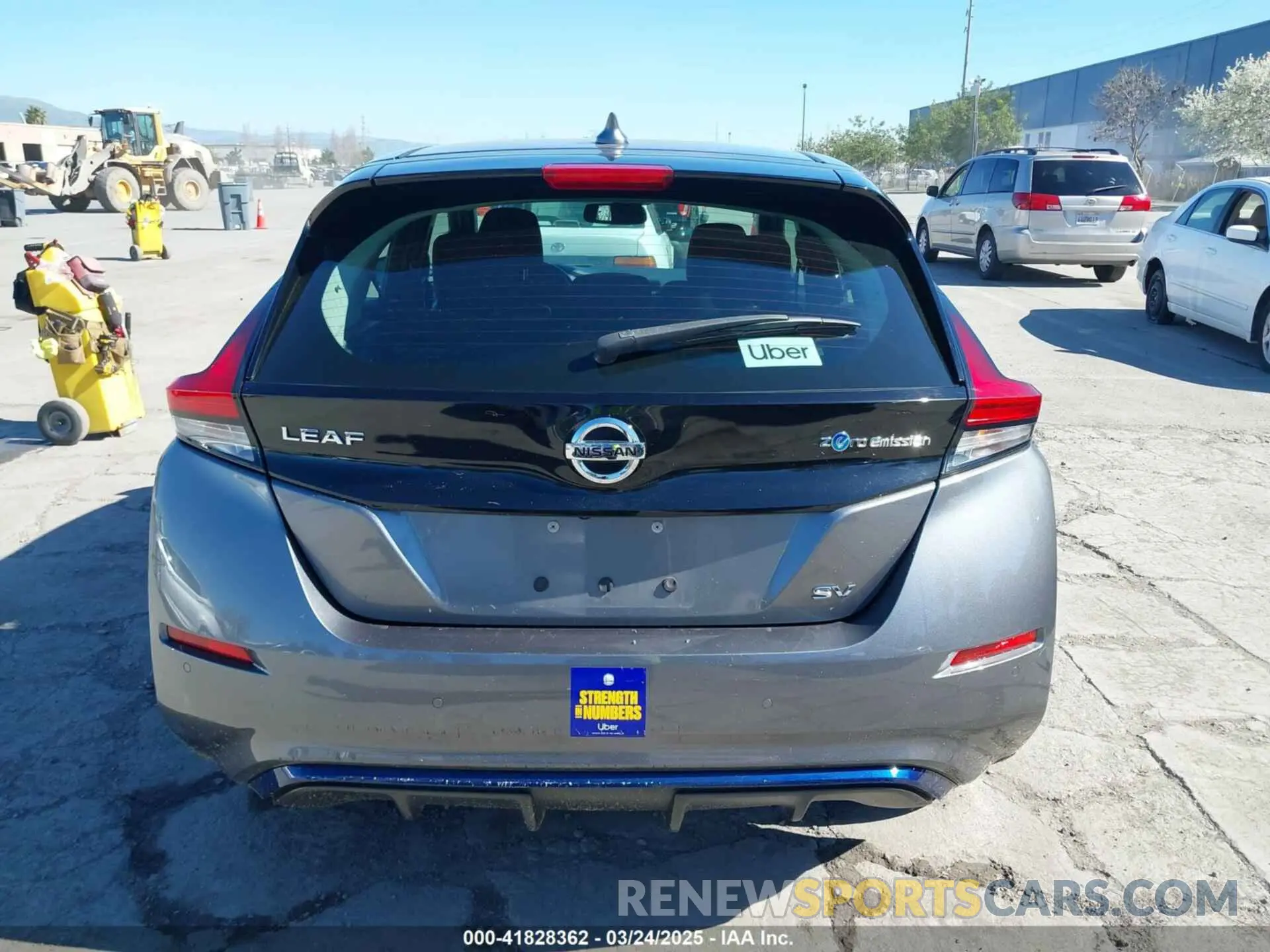 16 Photograph of a damaged car 1N4AZ1CV4MC551890 NISSAN LEAF 2021
