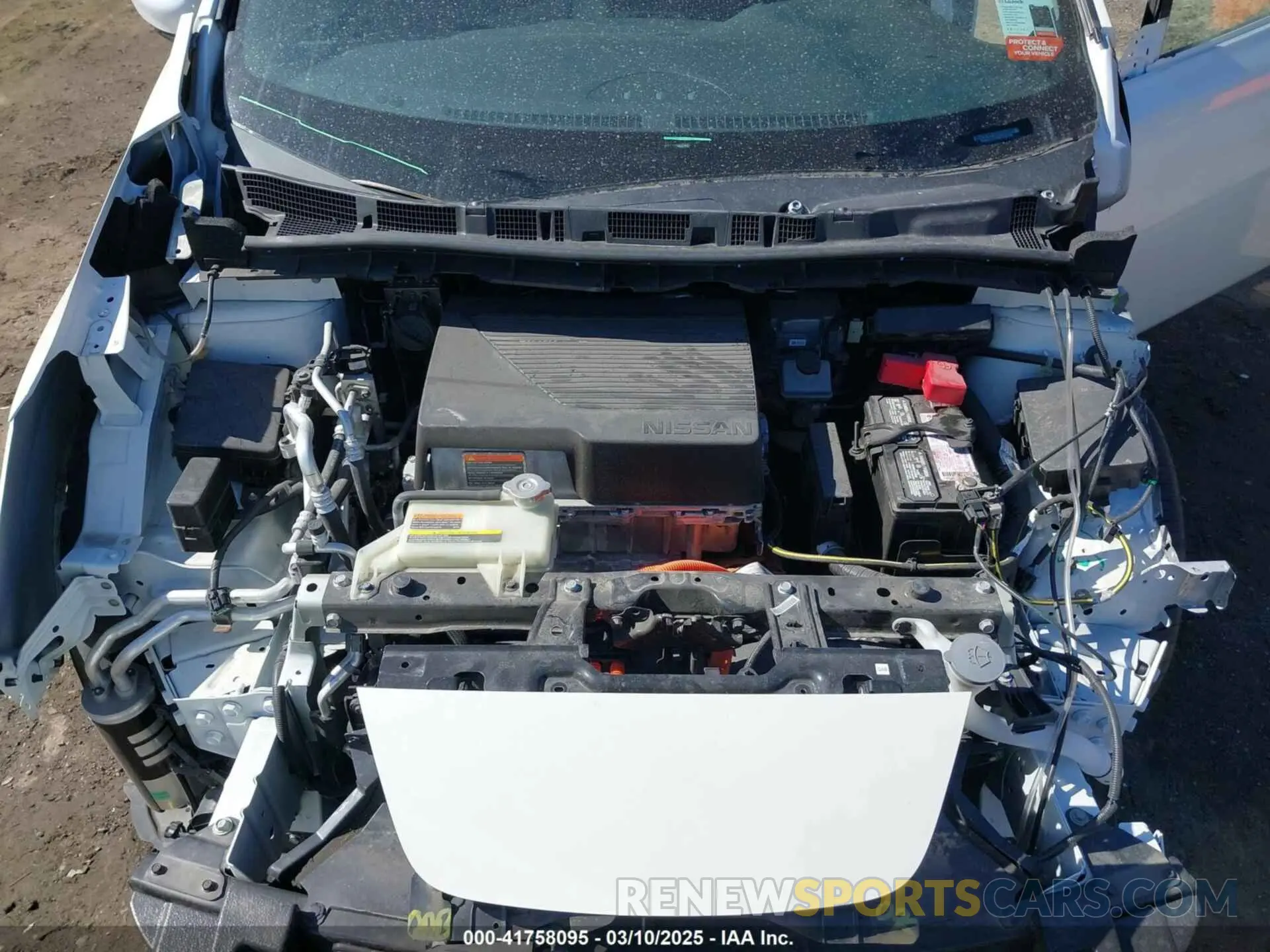 10 Photograph of a damaged car 1N4AZ1CV8MC556168 NISSAN LEAF 2021