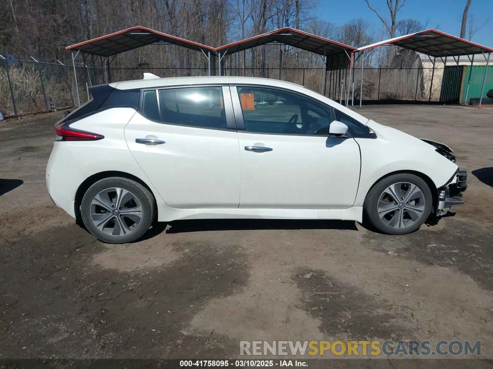 14 Photograph of a damaged car 1N4AZ1CV8MC556168 NISSAN LEAF 2021