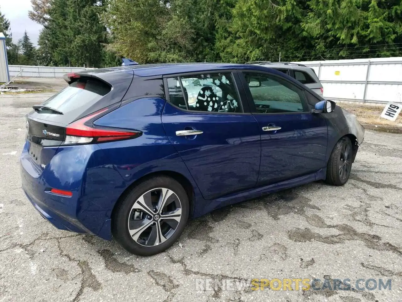 3 Photograph of a damaged car 1N4AZ1CVXMC553109 NISSAN LEAF 2021