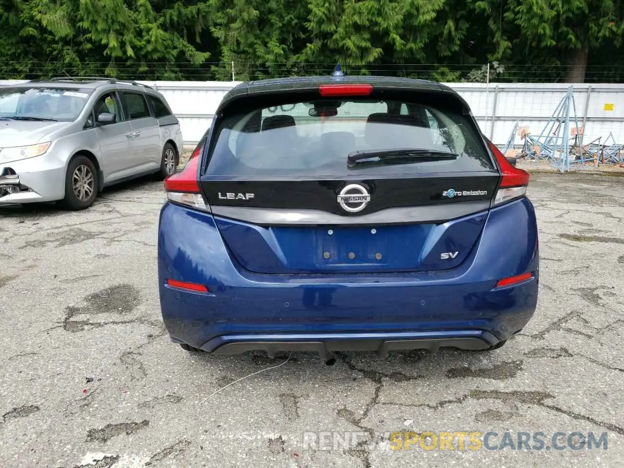 6 Photograph of a damaged car 1N4AZ1CVXMC553109 NISSAN LEAF 2021