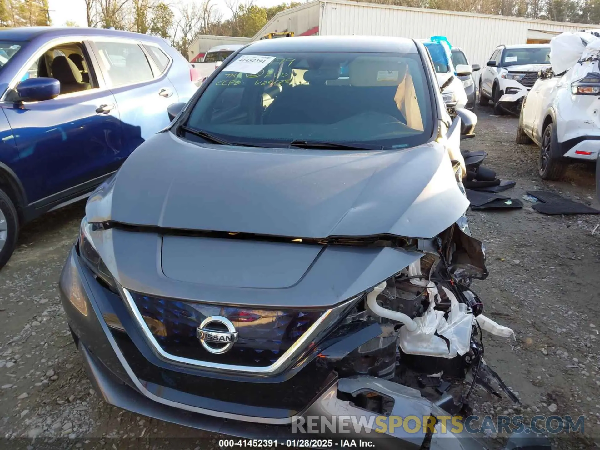 11 Photograph of a damaged car 1N4AZ1CVXMC553479 NISSAN LEAF 2021