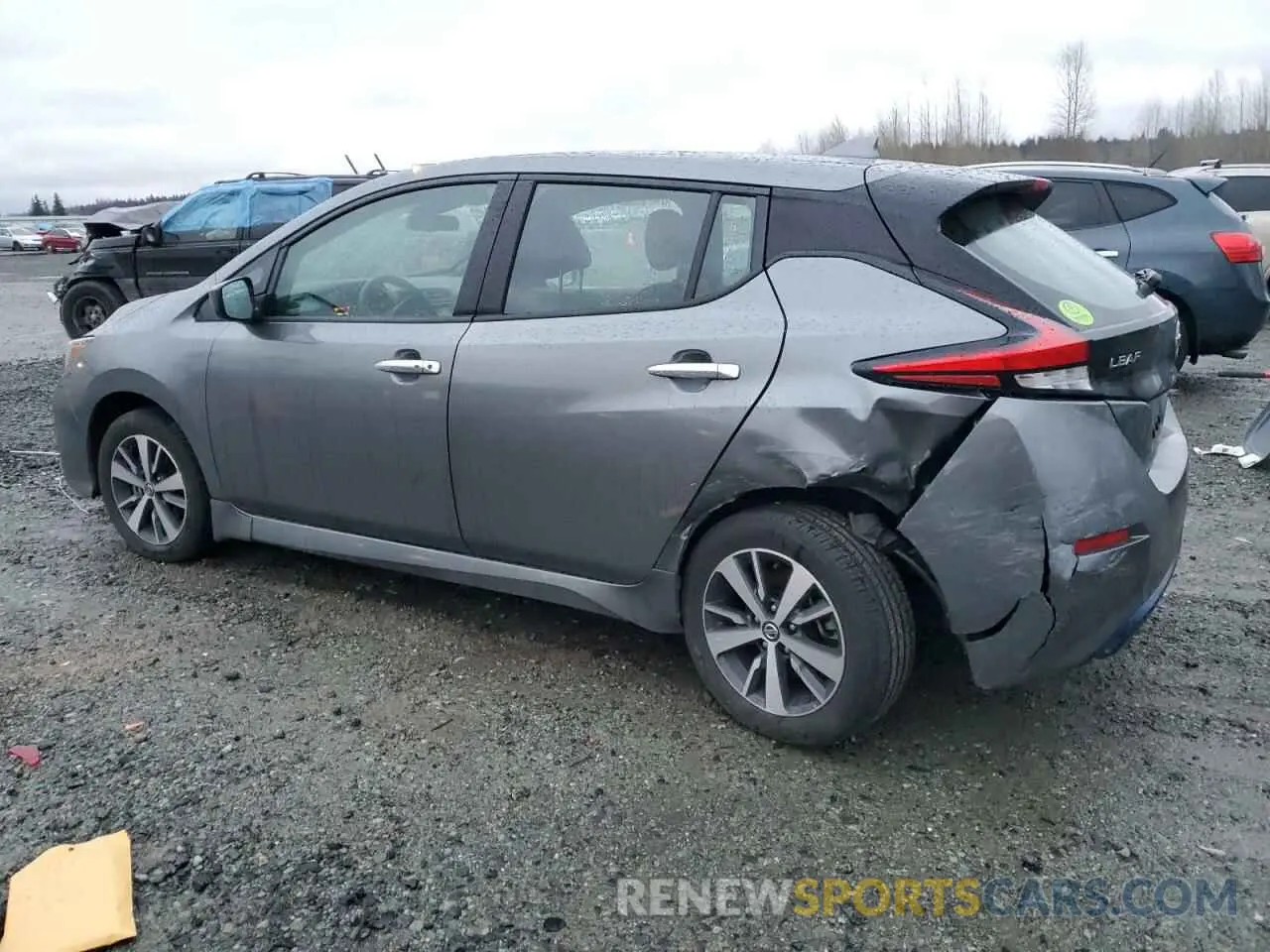 2 Photograph of a damaged car 1N4BZ1BV3MC555502 NISSAN LEAF 2021