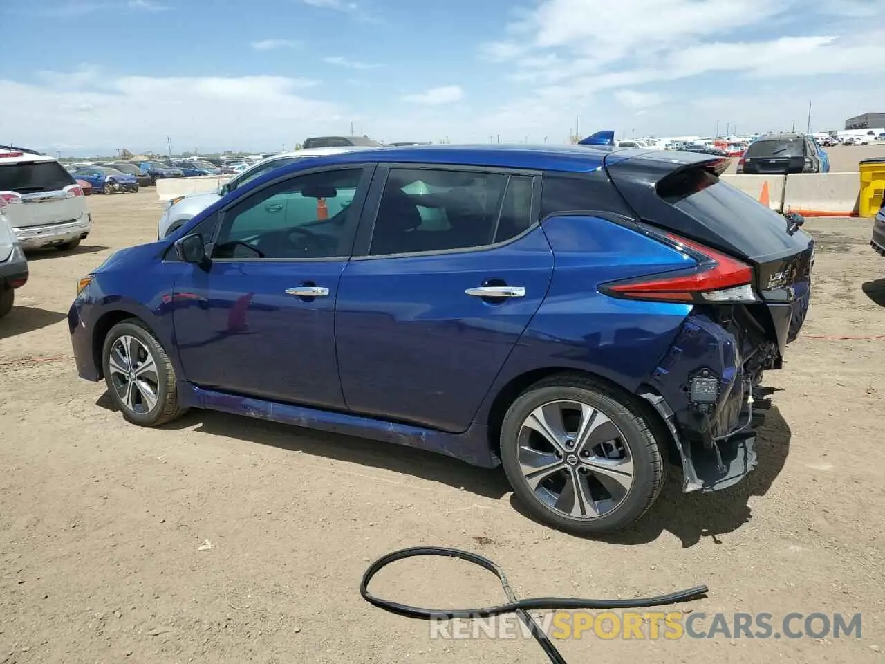 2 Photograph of a damaged car 1N4BZ1CV5MC555192 NISSAN LEAF 2021