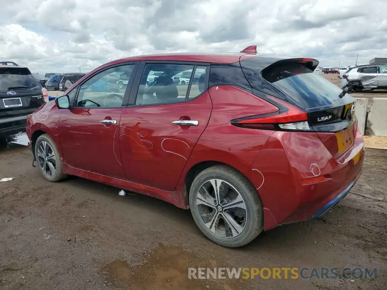 2 Photograph of a damaged car 1N4BZ1CV6MC552656 NISSAN LEAF 2021