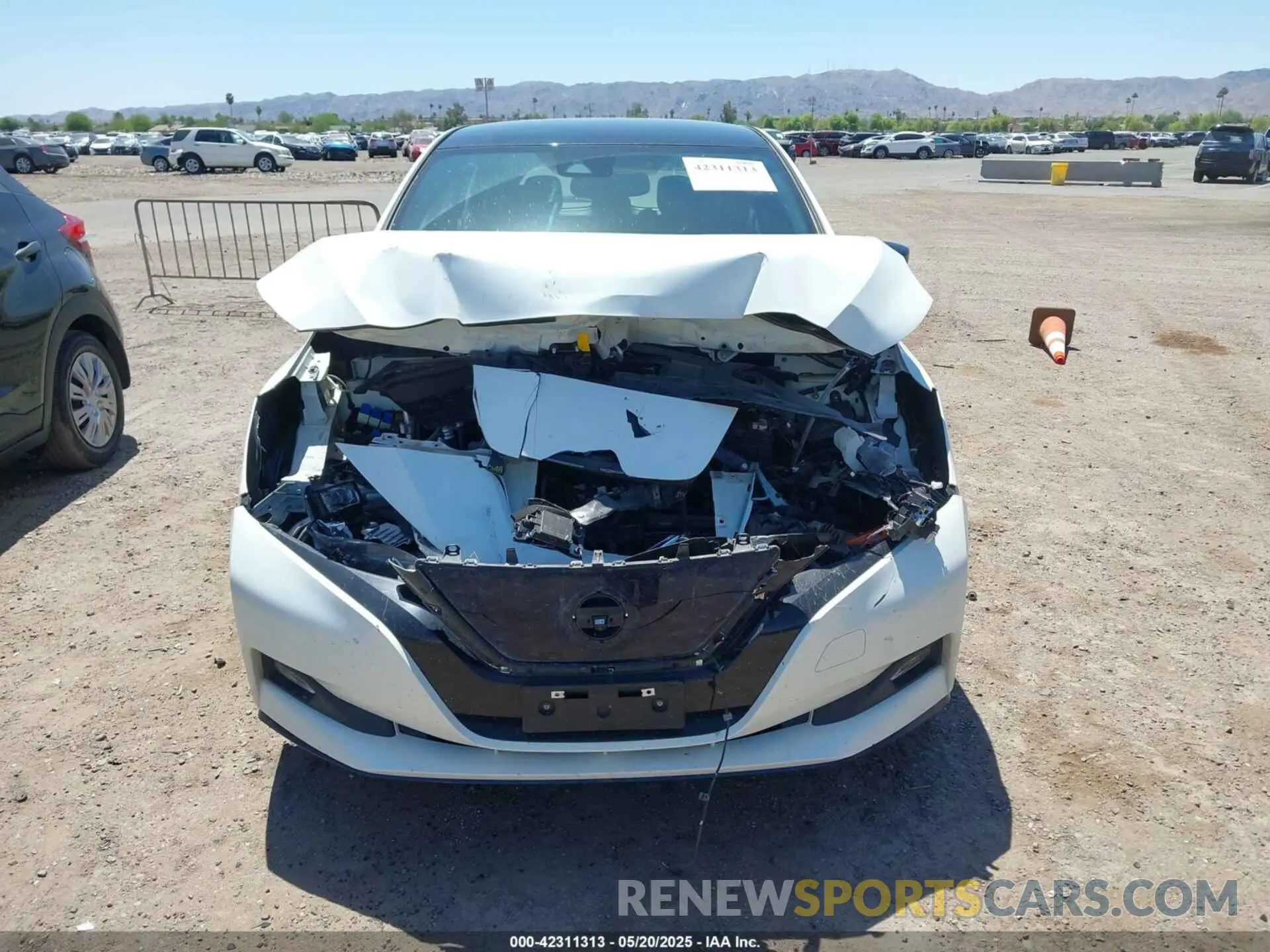 12 Photograph of a damaged car 1N4BZ1CV7MC551533 NISSAN LEAF 2021