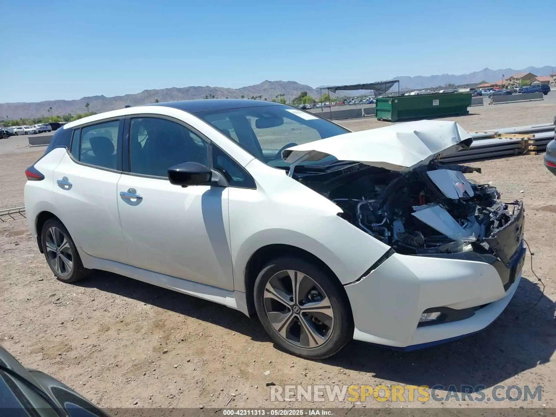 13 Photograph of a damaged car 1N4BZ1CV7MC551533 NISSAN LEAF 2021