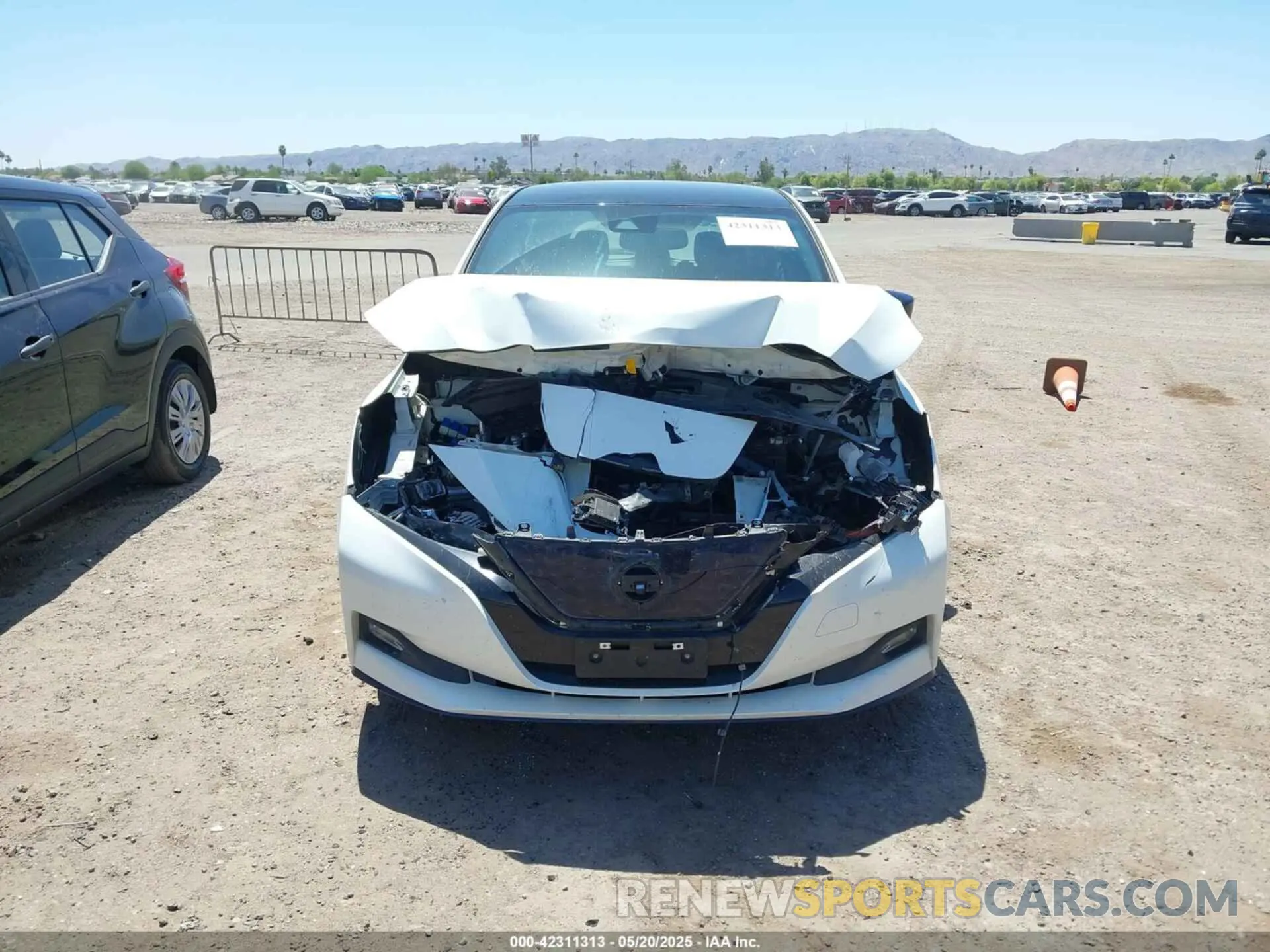 6 Photograph of a damaged car 1N4BZ1CV7MC551533 NISSAN LEAF 2021