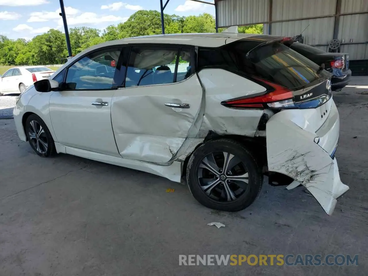 2 Photograph of a damaged car 1N4BZ1DV3MC555061 NISSAN LEAF 2021