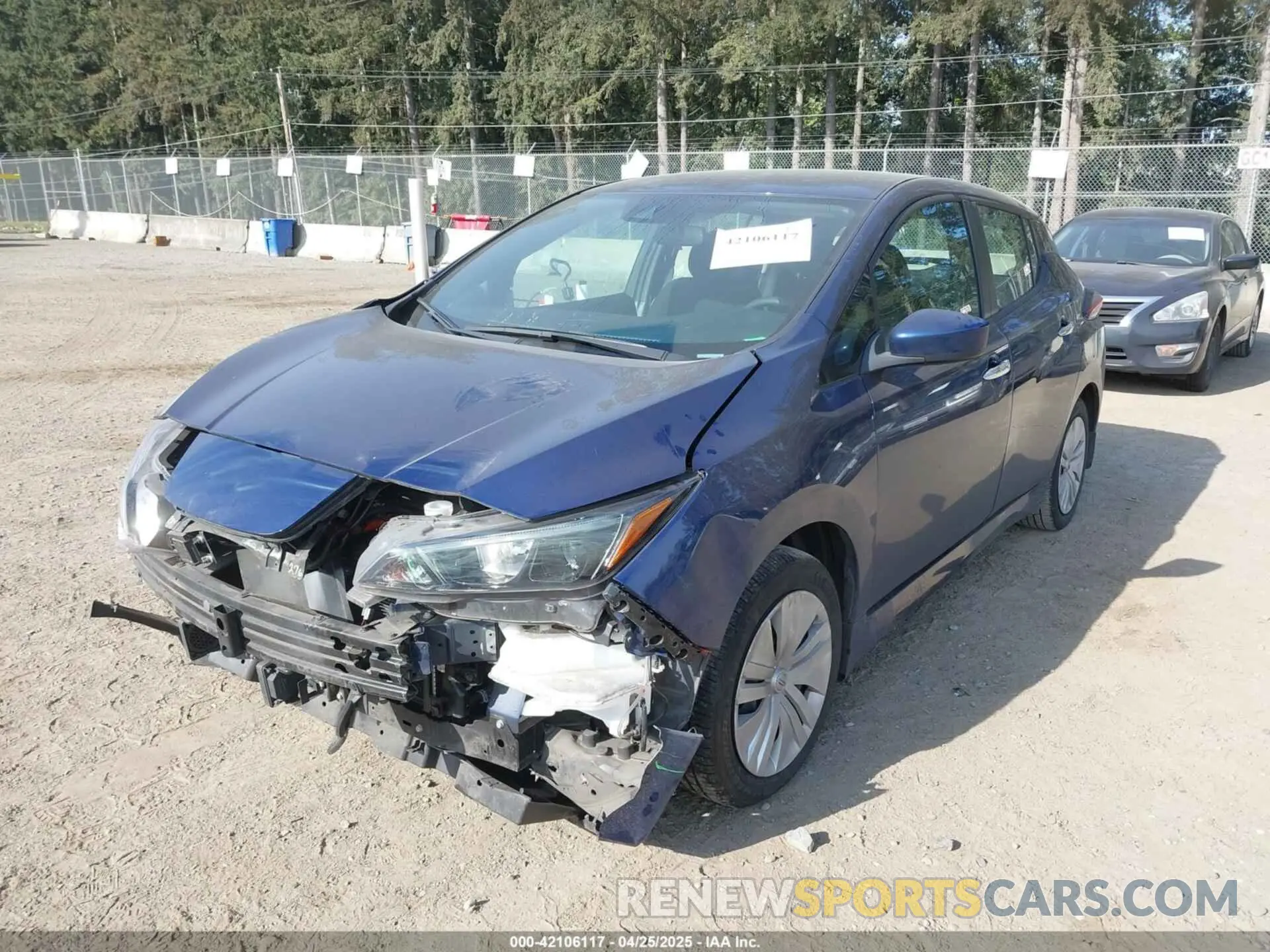 2 Photograph of a damaged car 1N4AZ1BV6NC555913 NISSAN LEAF 2022