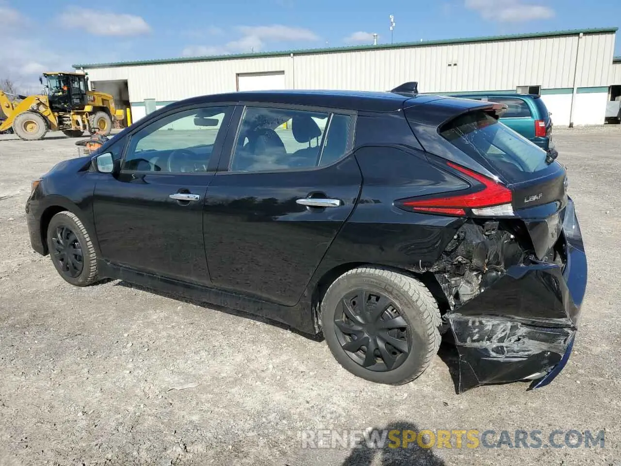 2 Photograph of a damaged car 1N4AZ1BVXNC563237 NISSAN LEAF 2022