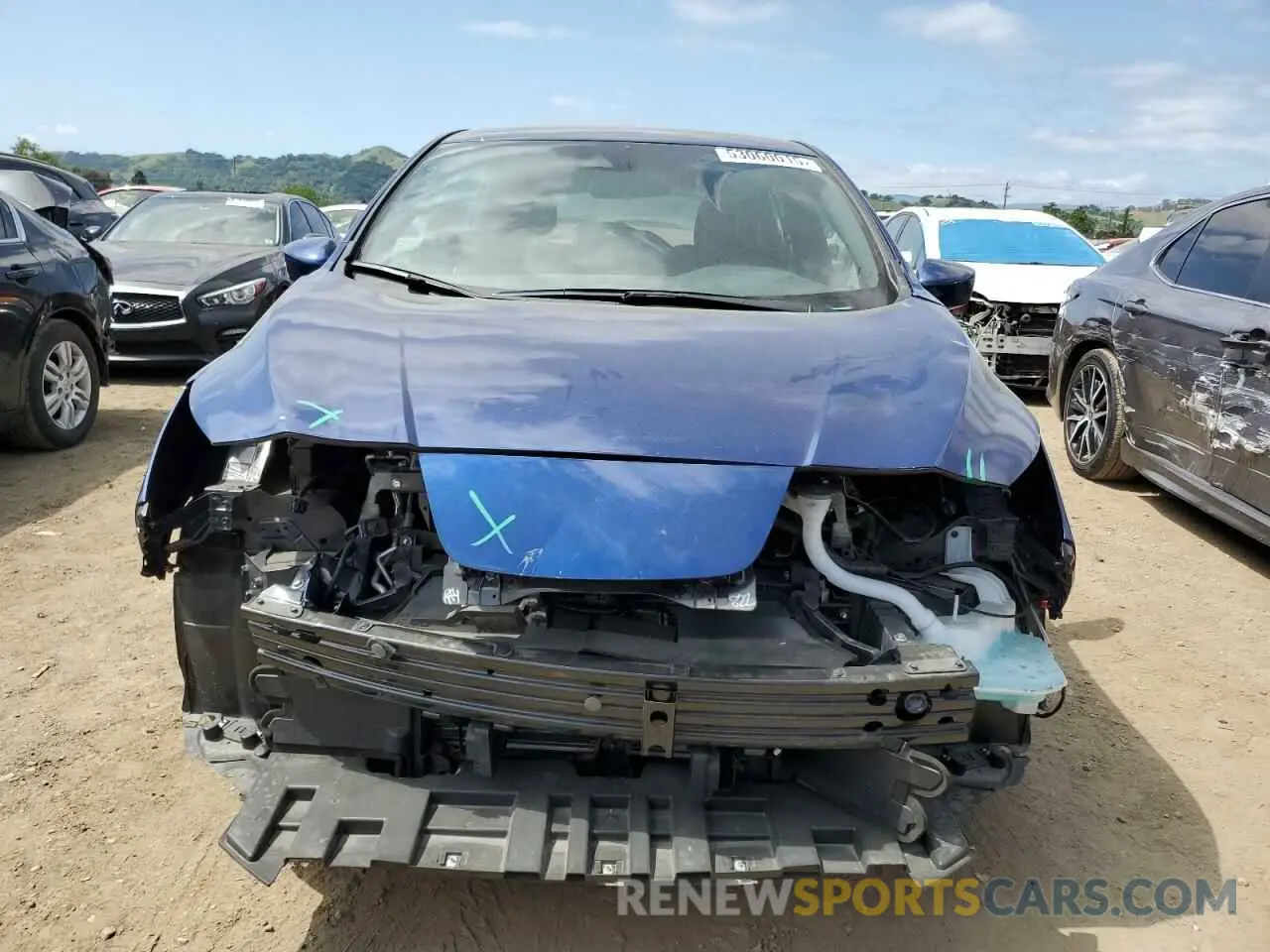 5 Photograph of a damaged car 1N4AZ1BVXNC563805 NISSAN LEAF 2022