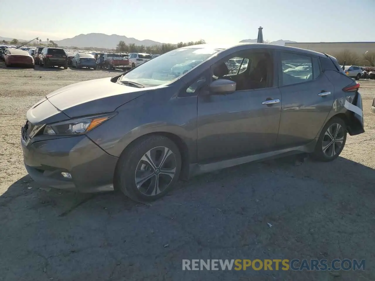 1 Photograph of a damaged car 1N4AZ1CV0NC551161 NISSAN LEAF 2022