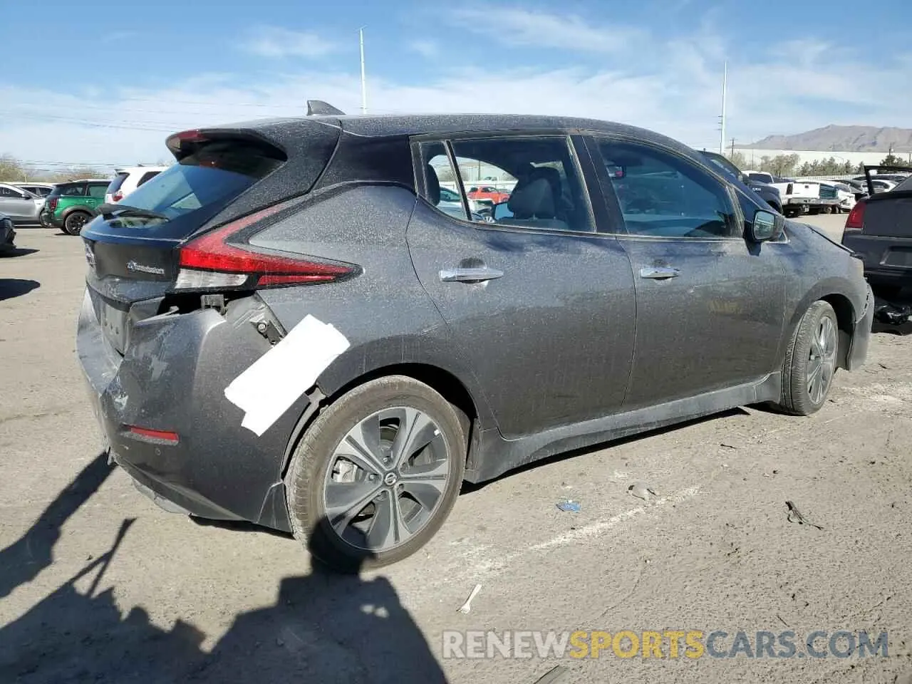 3 Photograph of a damaged car 1N4AZ1CV0NC551161 NISSAN LEAF 2022