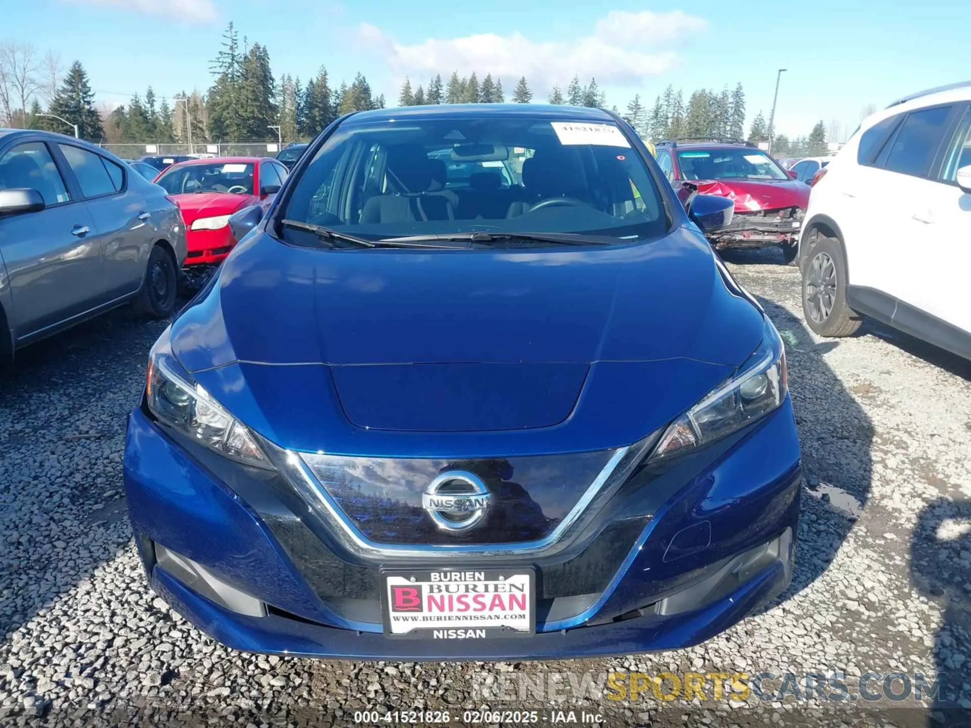 12 Photograph of a damaged car 1N4AZ1CV4NC563975 NISSAN LEAF 2022