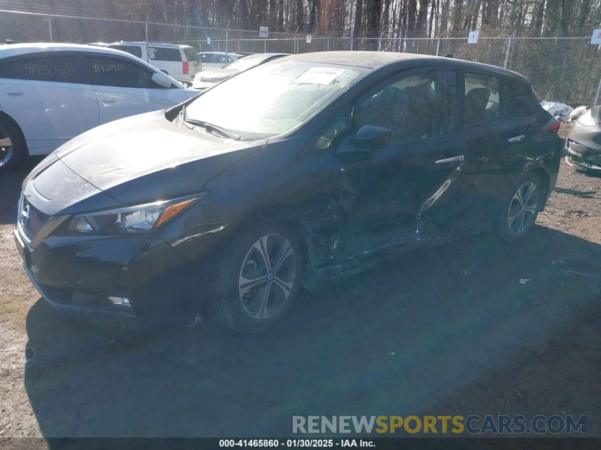 2 Photograph of a damaged car 1N4AZ1CV9NC561705 NISSAN LEAF 2022