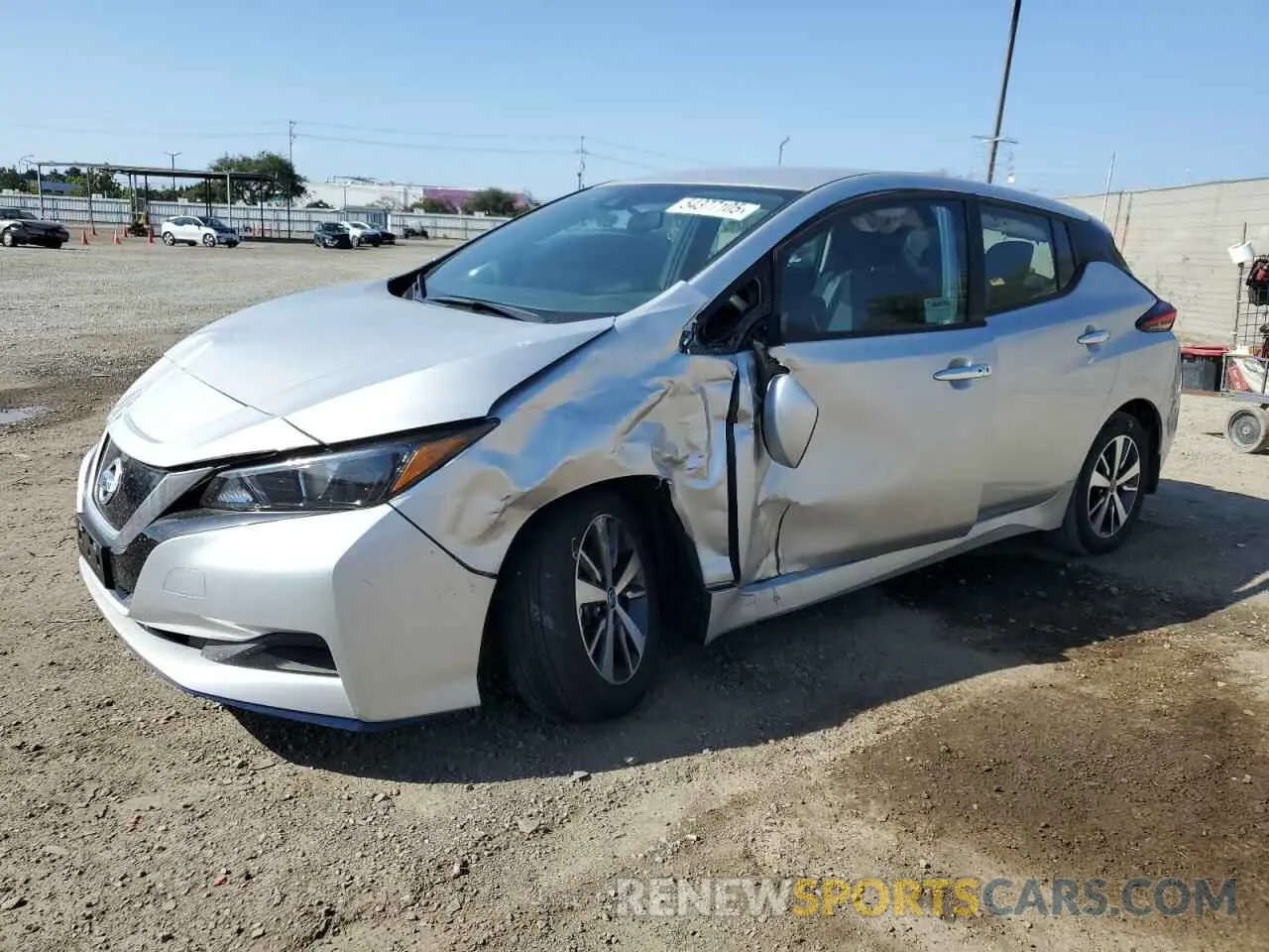 1 Photograph of a damaged car 1N4BZ1BV0NC560707 NISSAN LEAF 2022