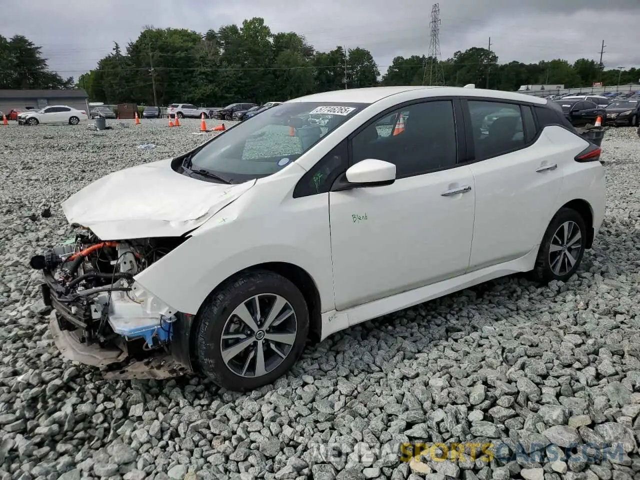 1 Photograph of a damaged car 1N4BZ1BV0NC561081 NISSAN LEAF 2022