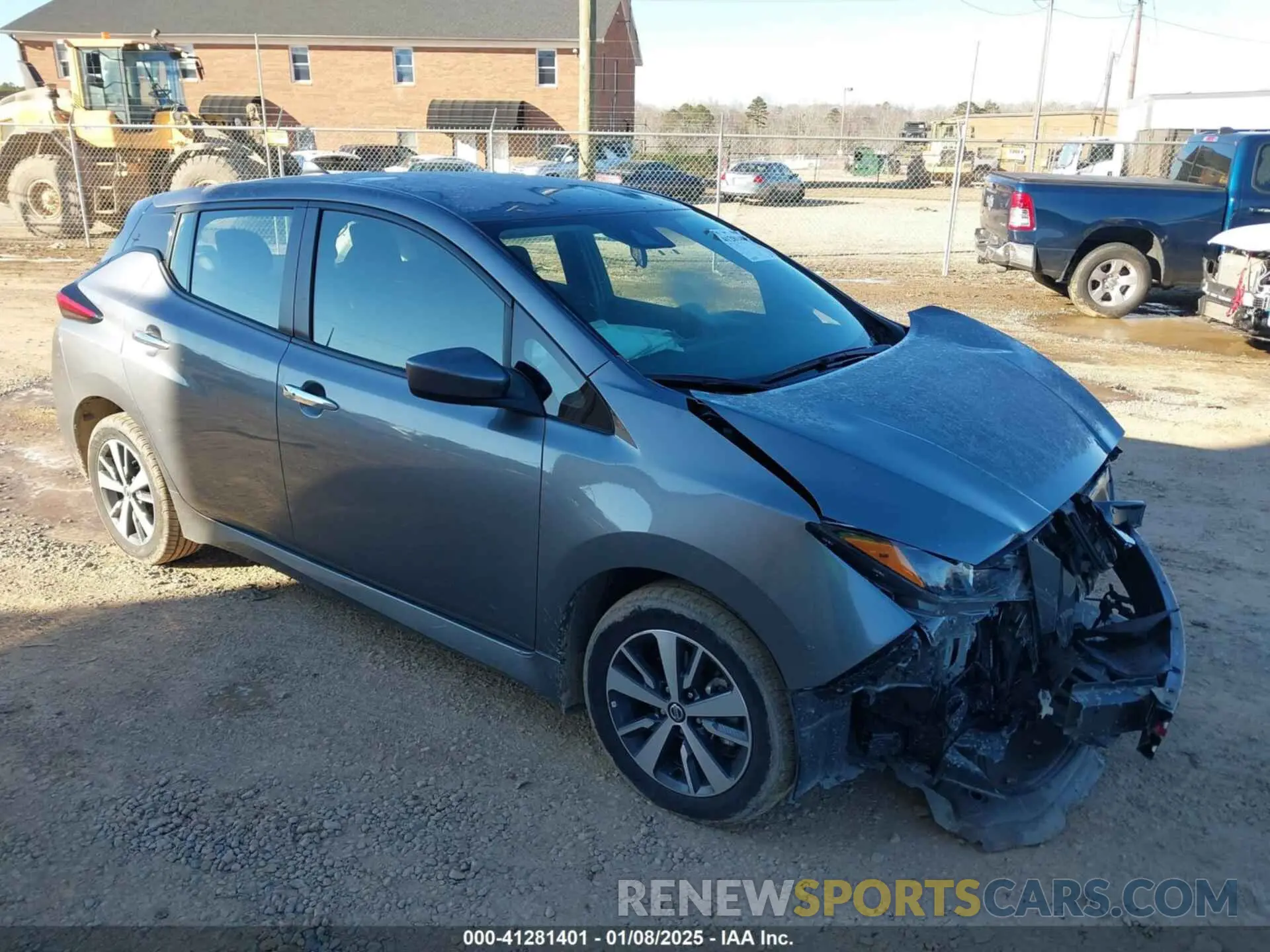 1 Photograph of a damaged car 1N4BZ1BV2NC554567 NISSAN LEAF 2022