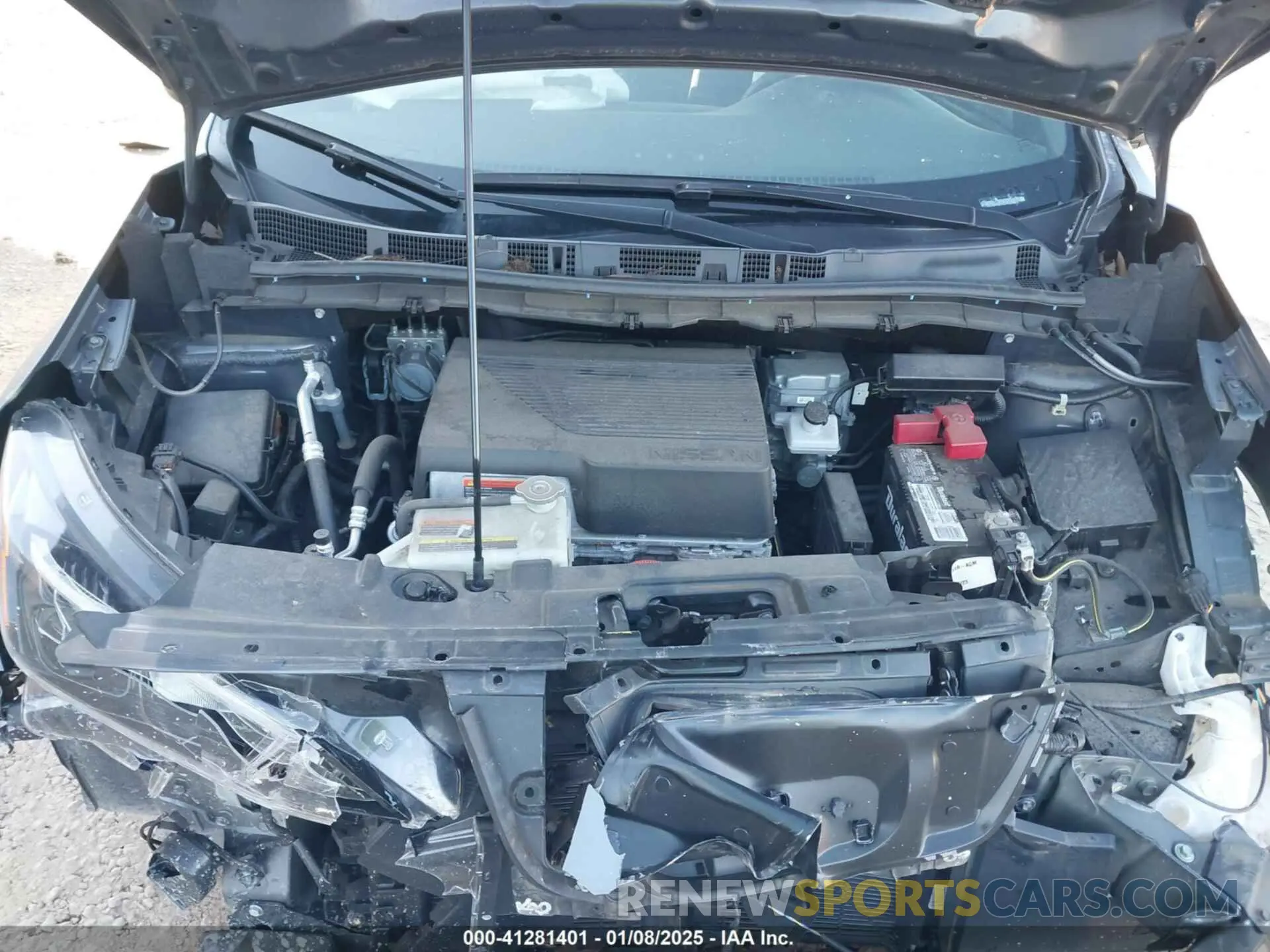10 Photograph of a damaged car 1N4BZ1BV2NC554567 NISSAN LEAF 2022