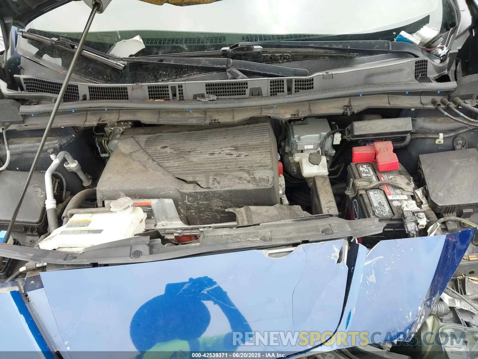 10 Photograph of a damaged car 1N4BZ1BV6NC561456 NISSAN LEAF 2022