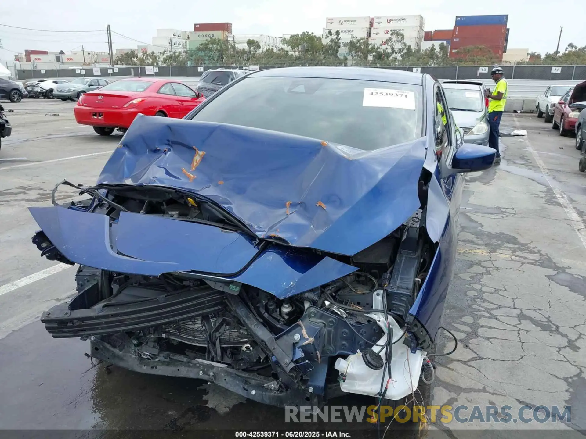 6 Photograph of a damaged car 1N4BZ1BV6NC561456 NISSAN LEAF 2022