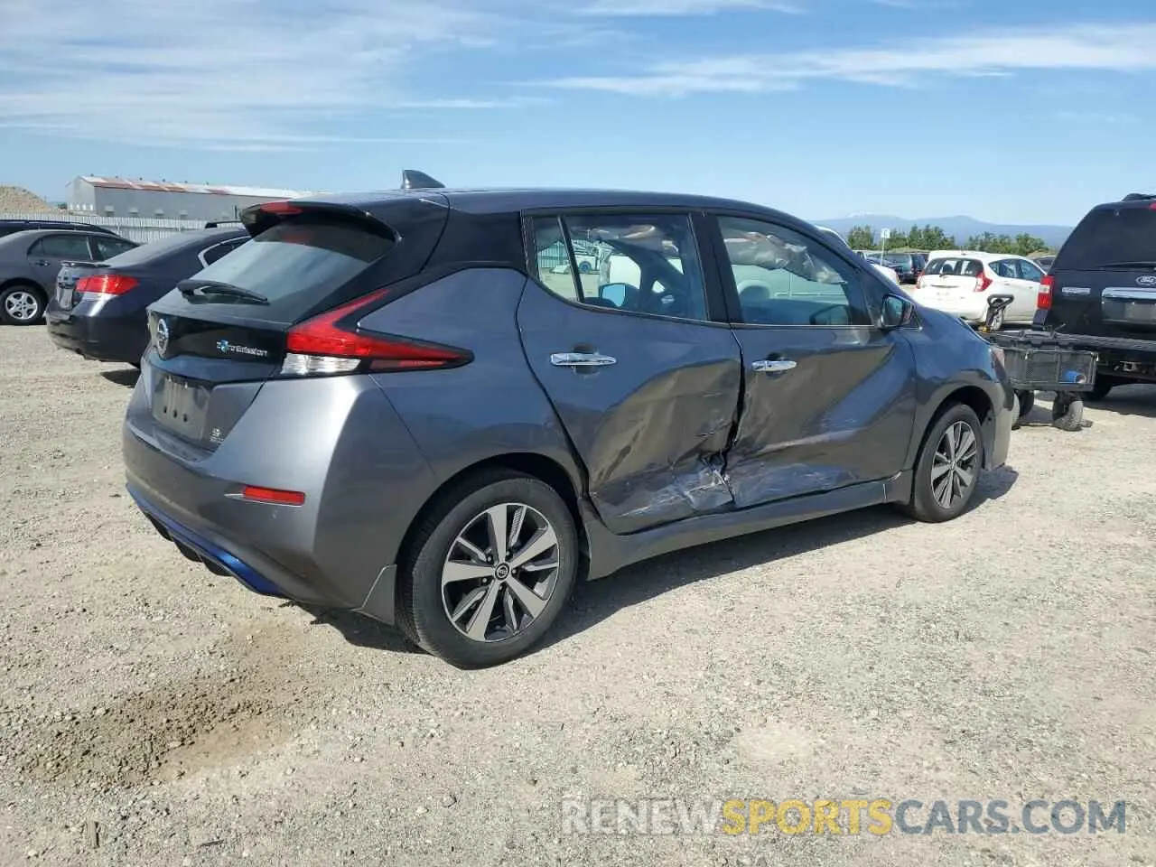 3 Photograph of a damaged car 1N4BZ1BV7NC559487 NISSAN LEAF 2022