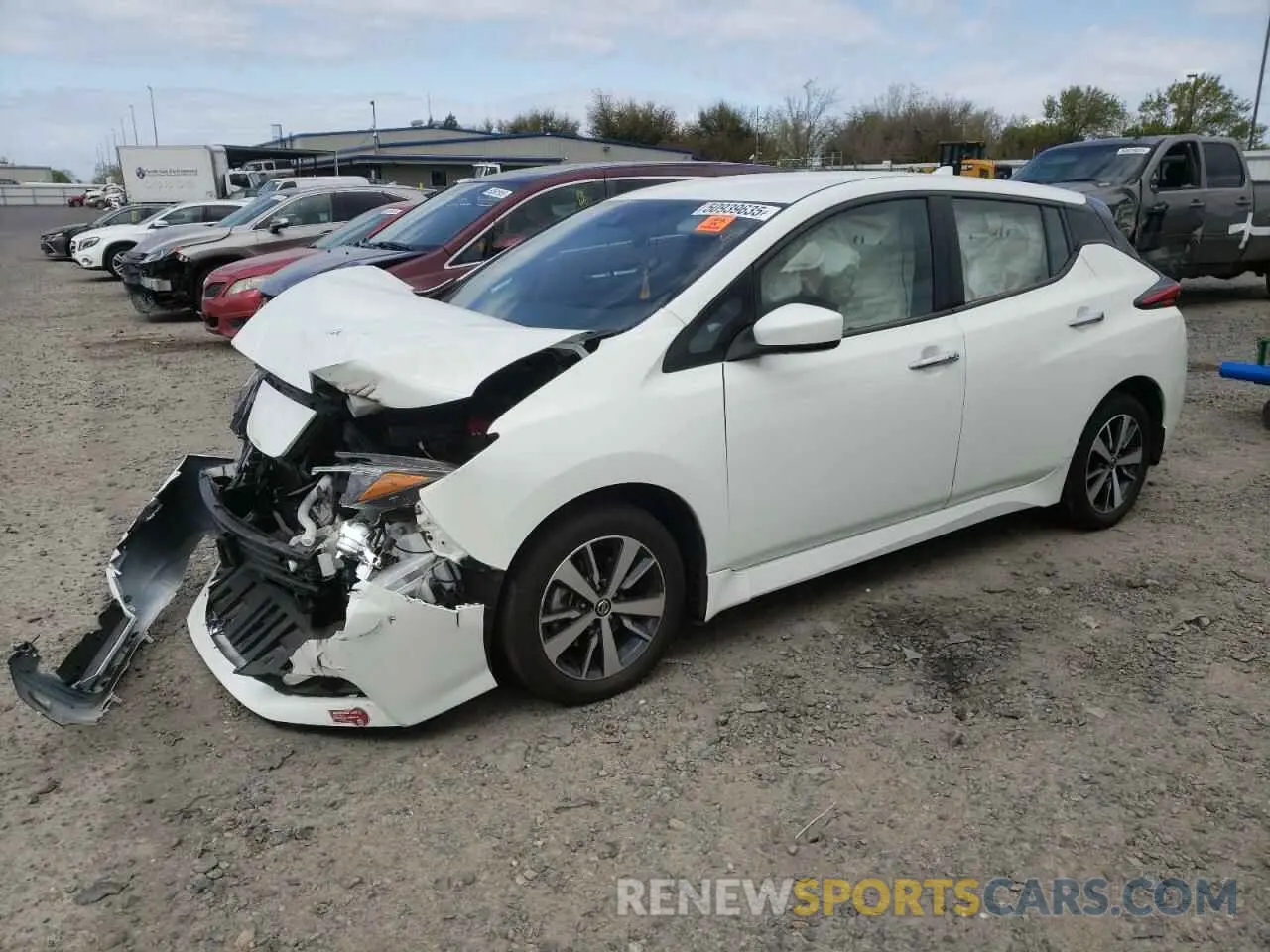 1 Photograph of a damaged car 1N4BZ1BV9NC561645 NISSAN LEAF 2022